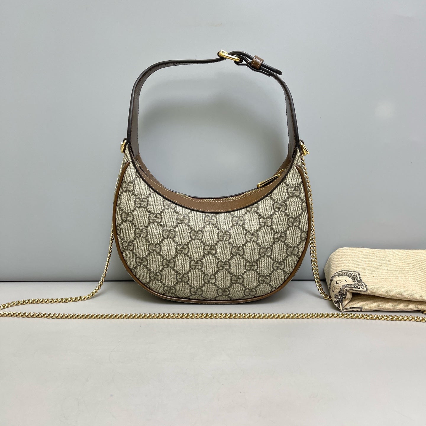 Gucci - Ophidia - Leather - Brown - (mini)