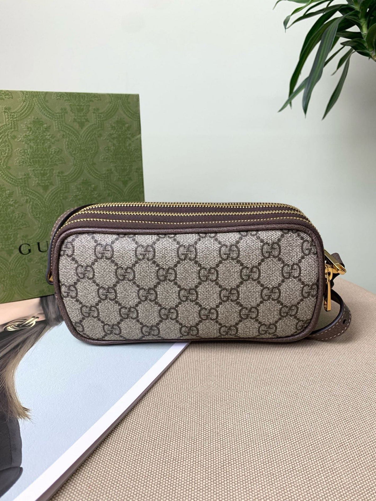 Gucci - Ophidia - Leather - Brown - (mini)