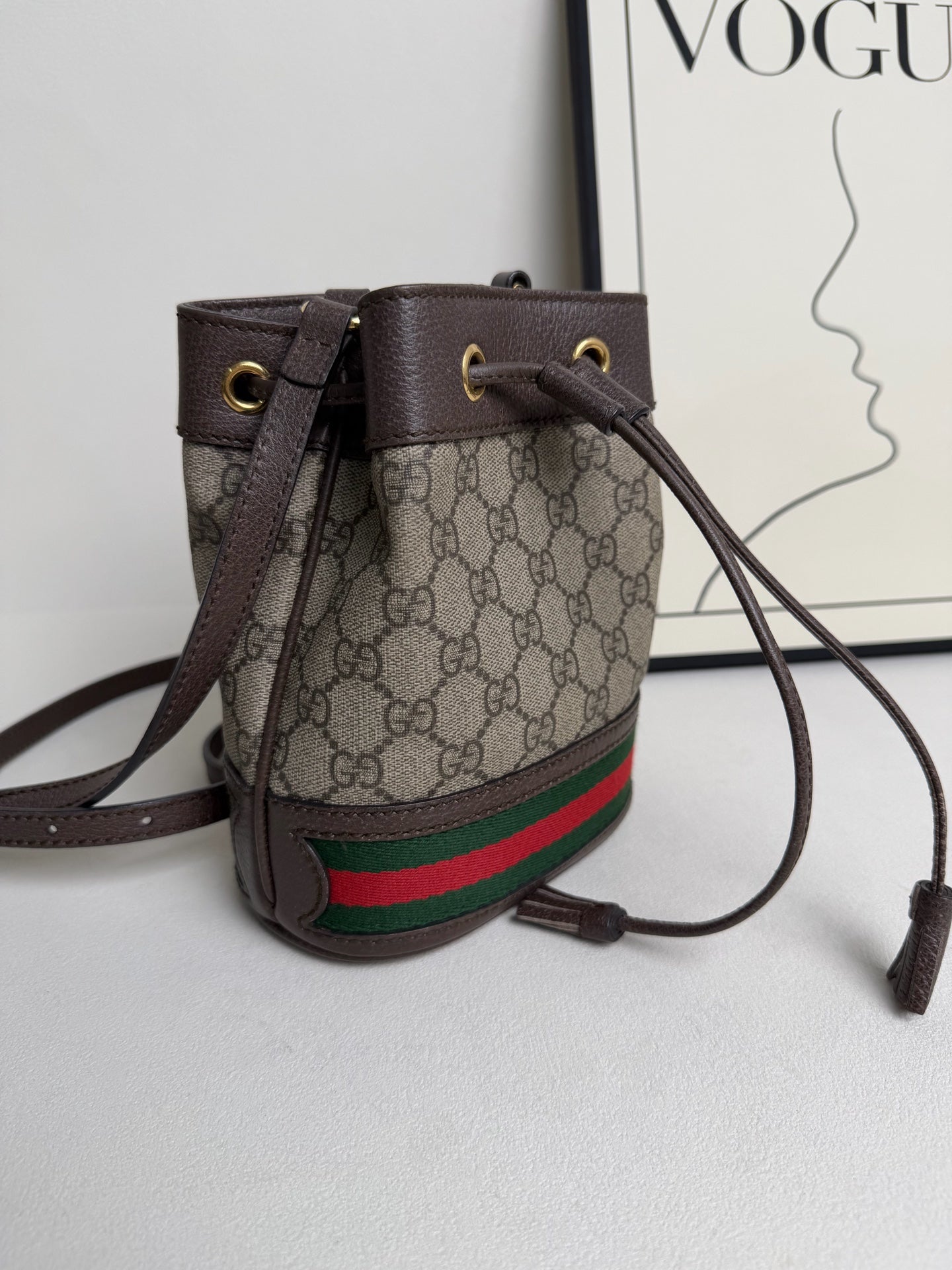 Gucci - Ophidia - Leather - Brown - (mini)