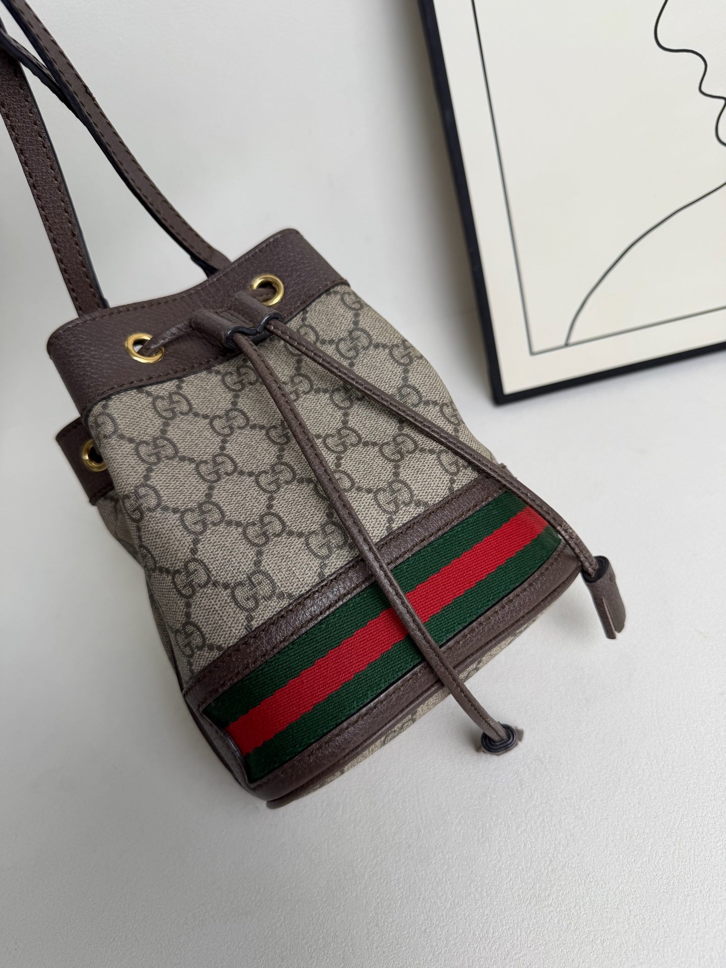 Gucci - Ophidia - Leather - Brown - (mini)