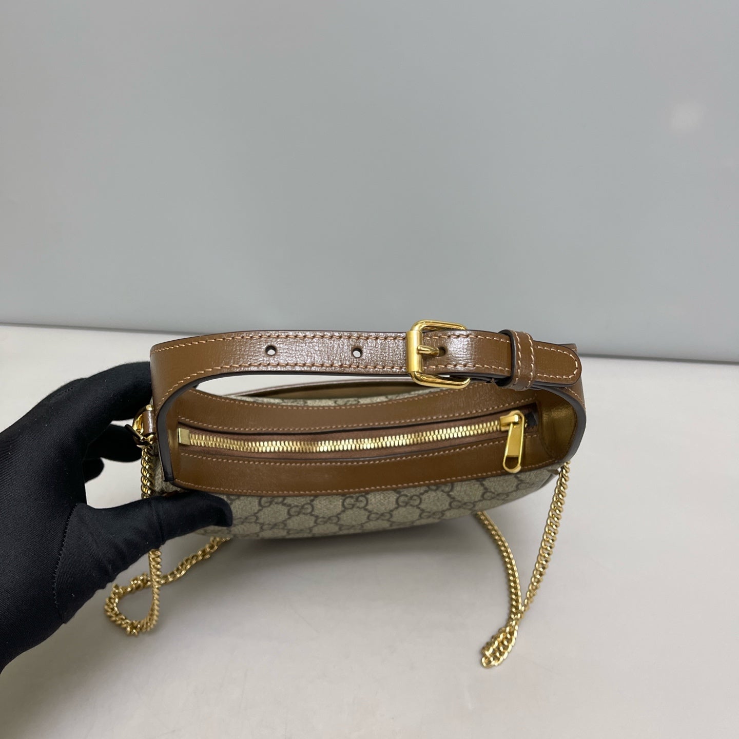 Gucci - Ophidia - Leather - Brown - (mini)