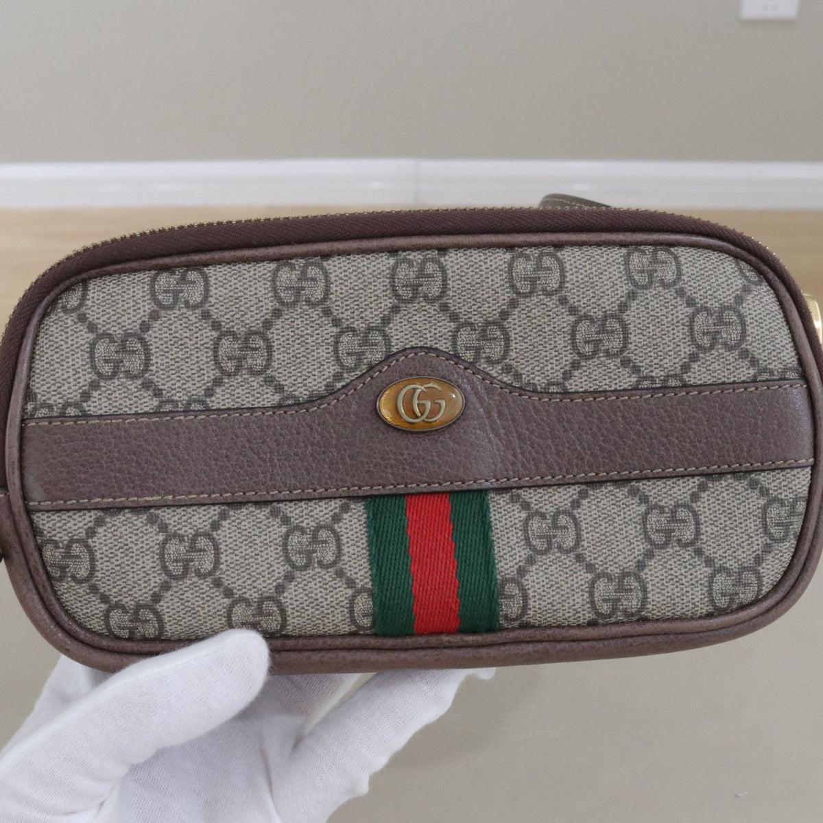 Gucci - Ophidia - Leather - Brown - (mini)