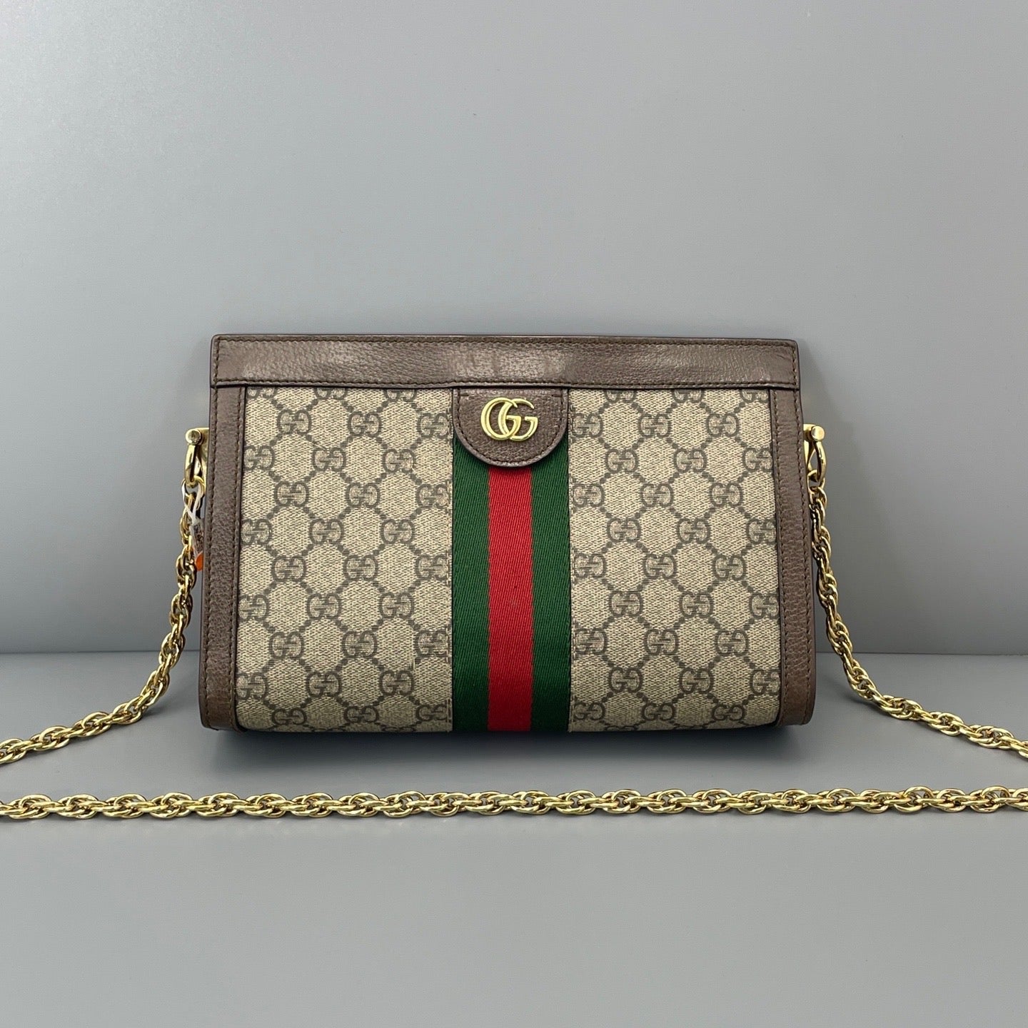 Gucci - Ophidia - Leather - Brown - (small)