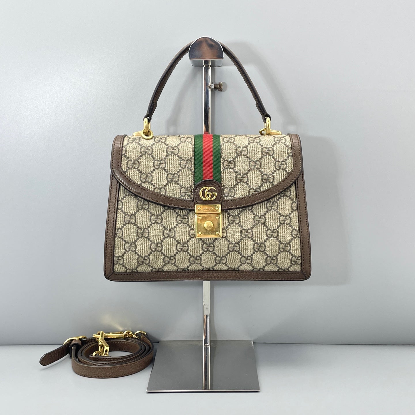 Gucci - Ophidia - Leather - Brown - (small)