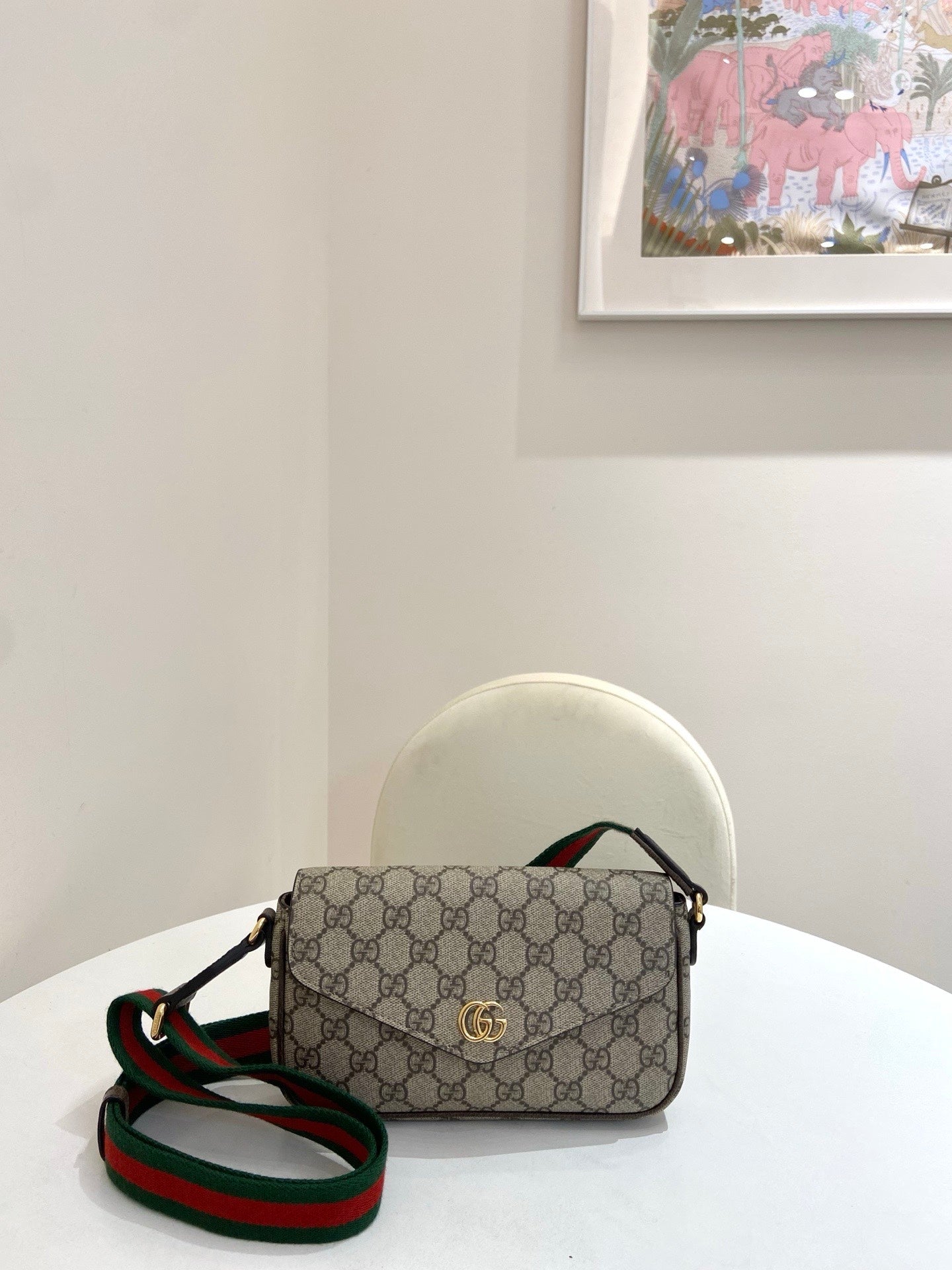 Gucci - Ophidia - Leather - Brown - (small)