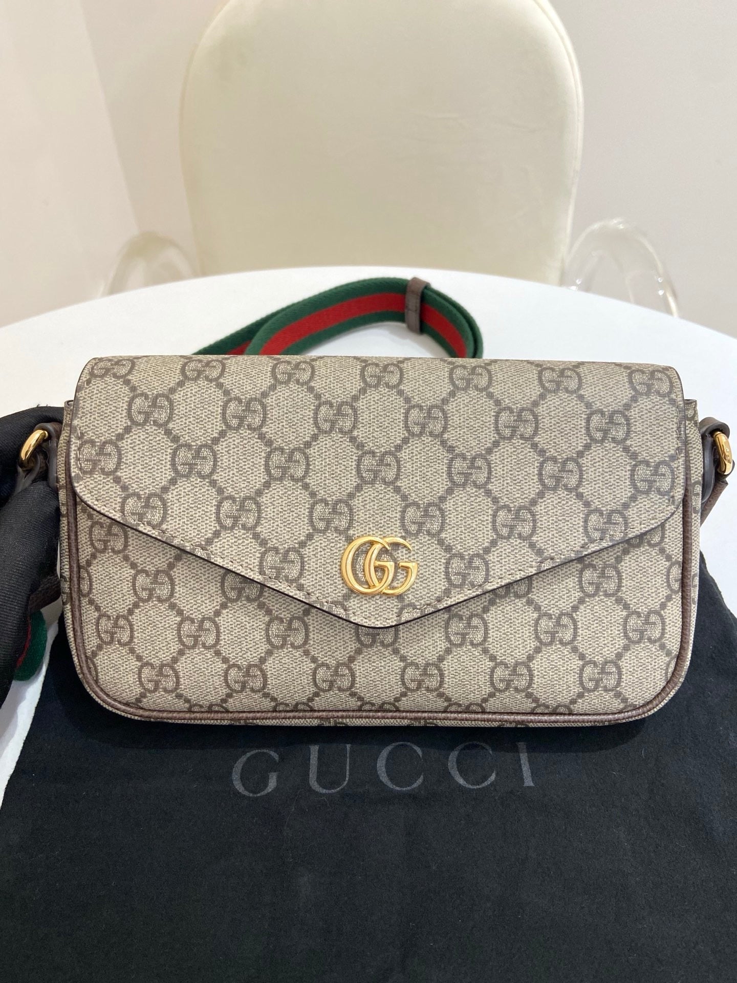 Gucci - Ophidia - Leather - Brown - (small)