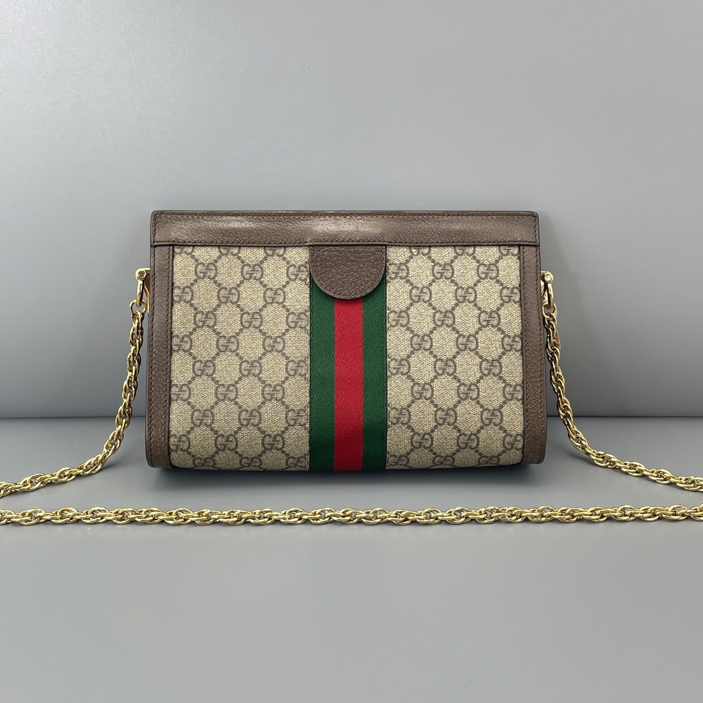 Gucci - Ophidia - Leather - Brown - (small)