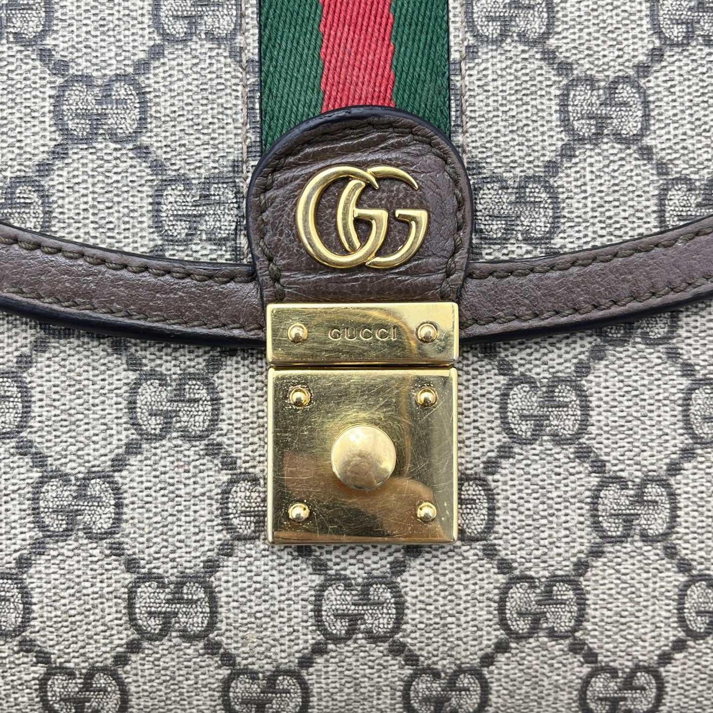 Gucci - Ophidia - Leather - Brown - (small)