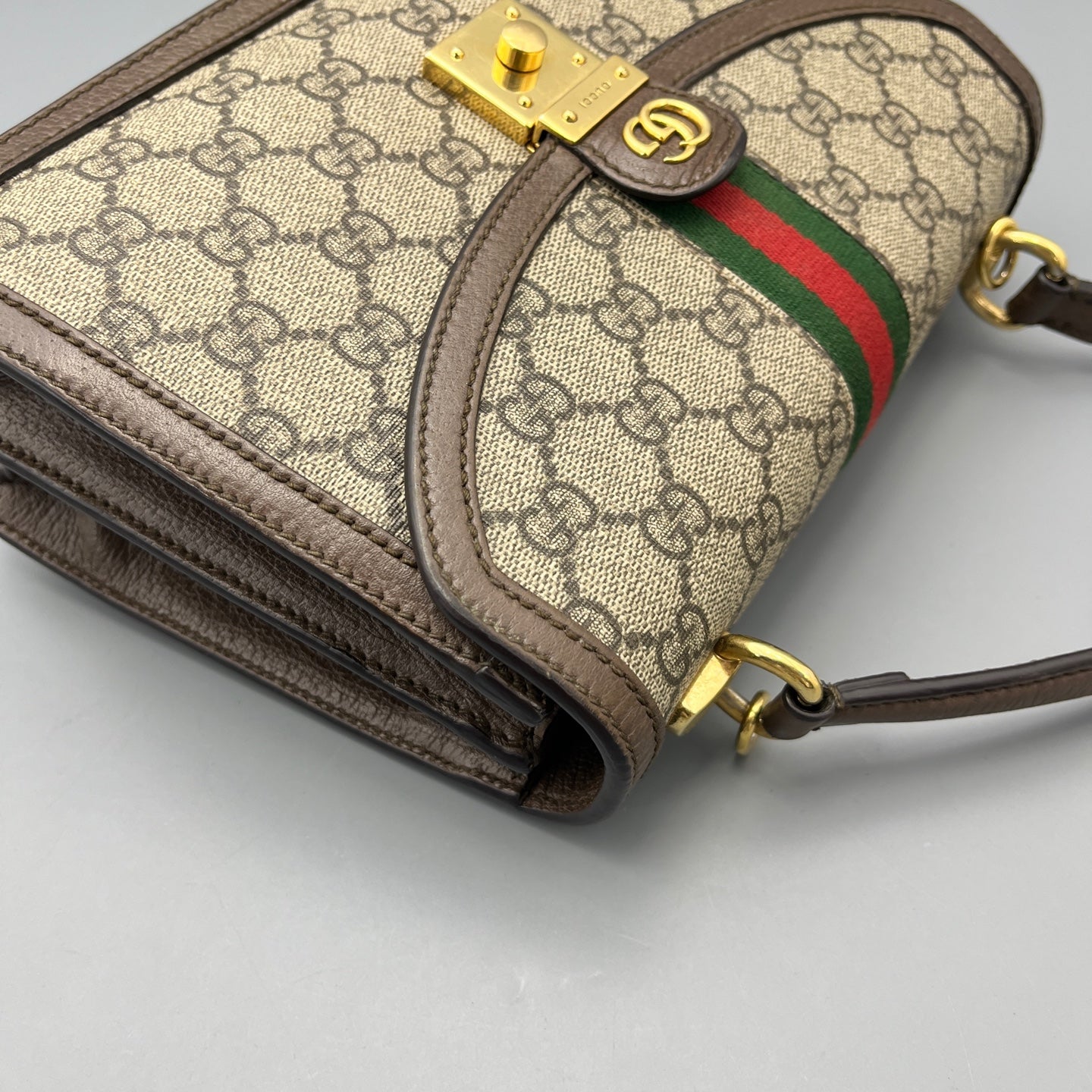 Gucci - Ophidia - Leather - Brown - (small)
