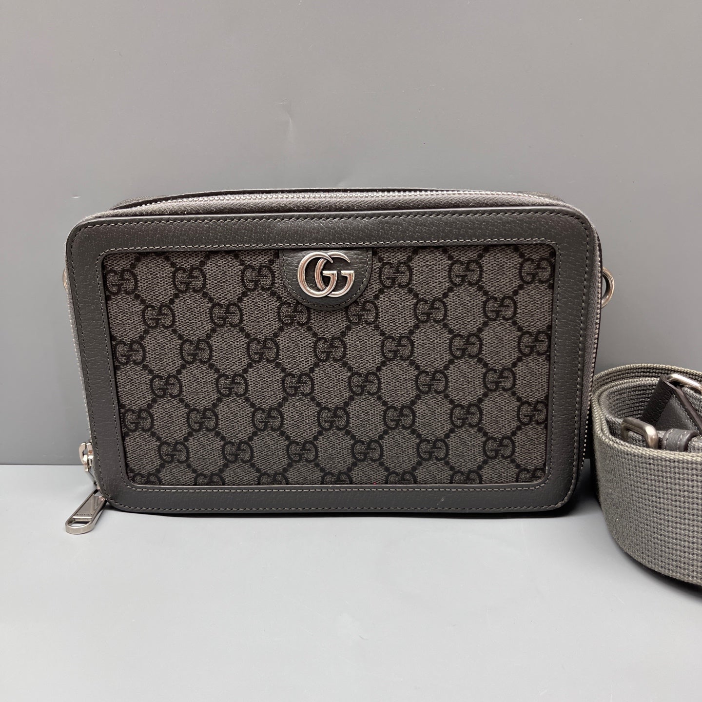 Gucci - Ophidia - Leather - Grey - (small)