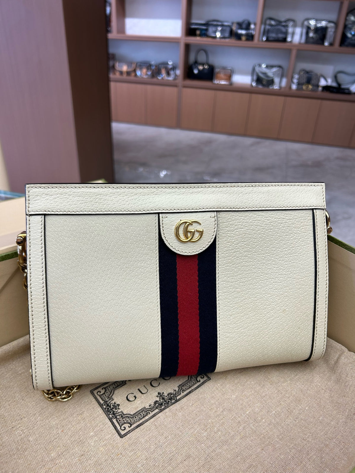 Gucci - Ophidia - Leather - White - (medium)