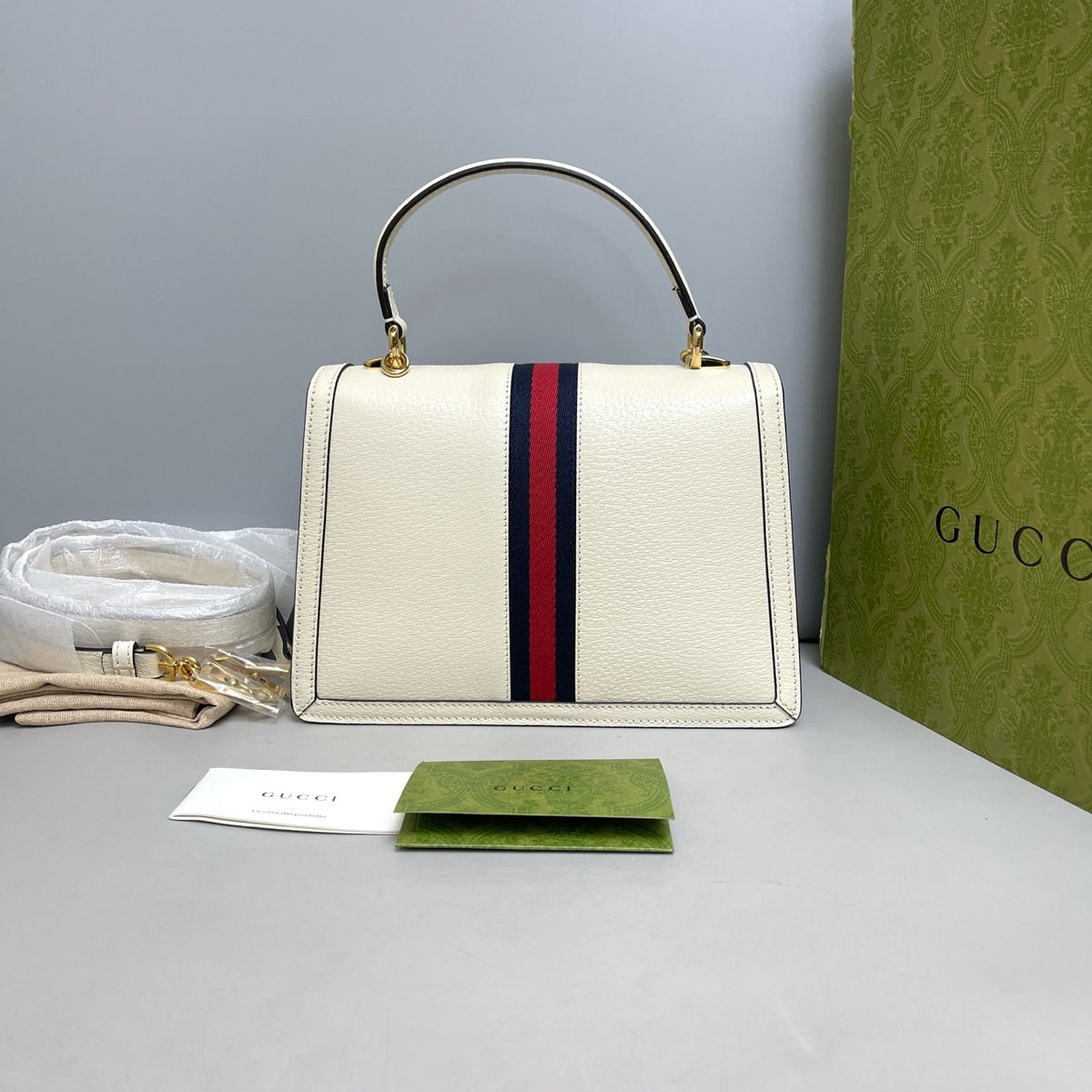 Gucci - Ophidia - Leather - White - (Small)
