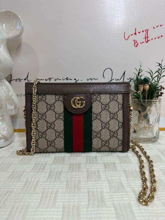 Gucci - Ophidia Mini - Cloth - Beige - (mini)