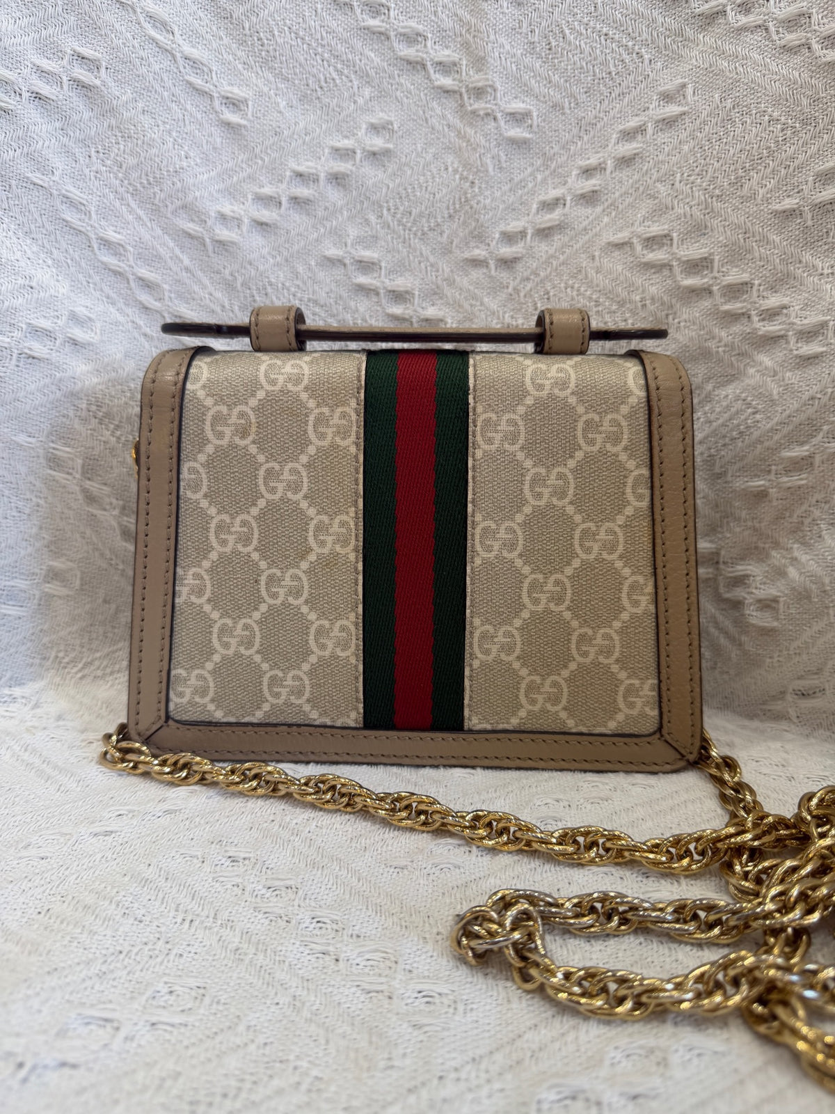 Gucci - Ophidia Mini - Cloth - Beige - (Mini)