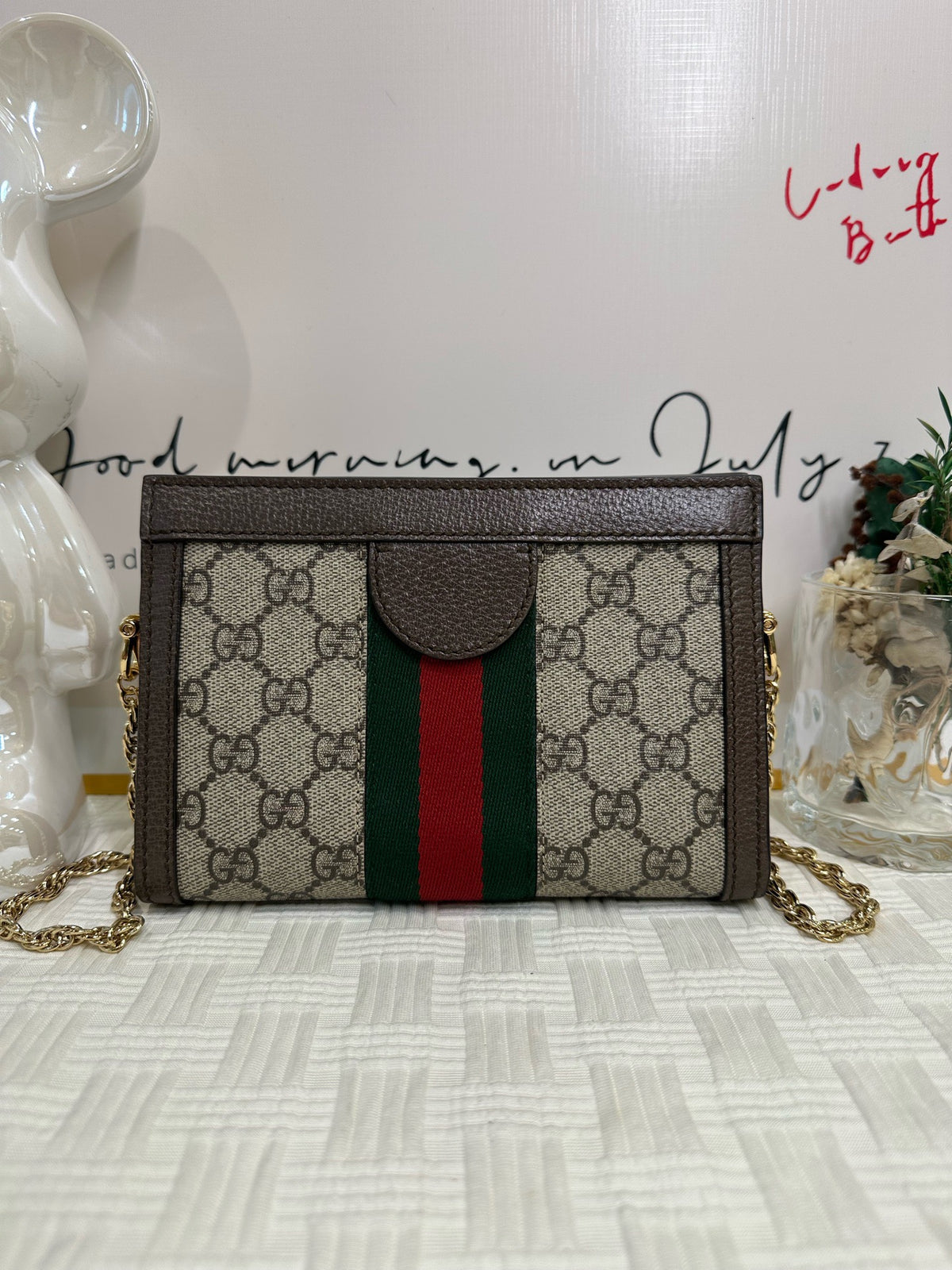 Gucci - Ophidia Mini - Cloth - Beige - (mini)