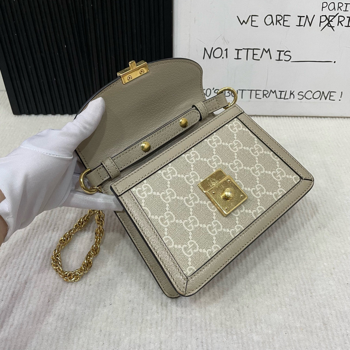 Gucci - Ophidia Mini - Cloth - Beige - (mini)