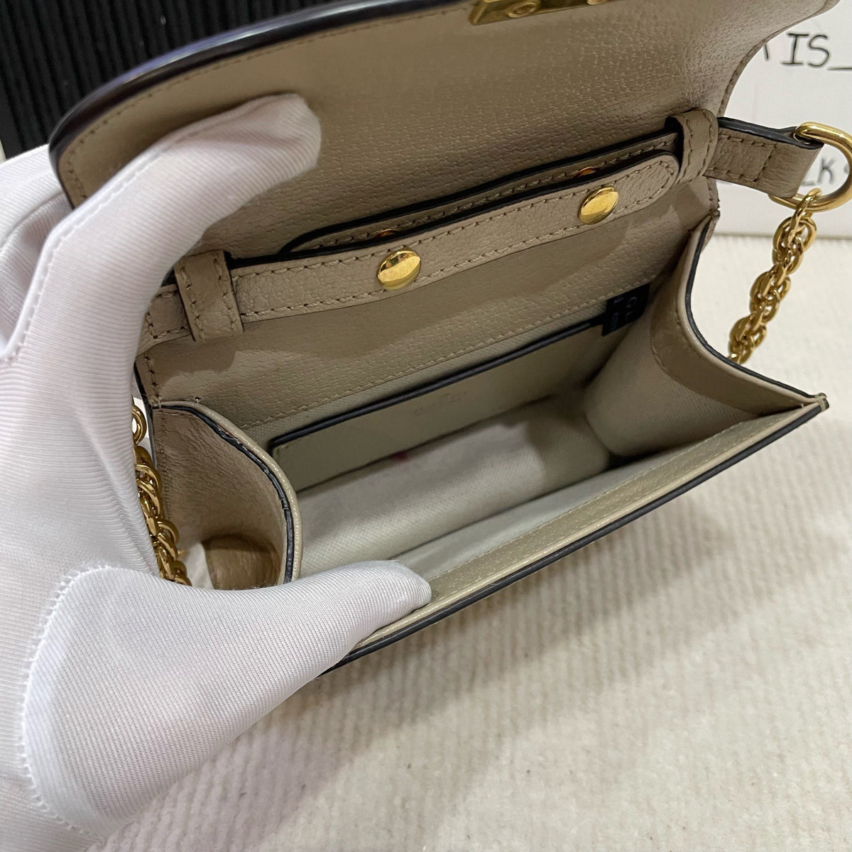 Gucci - Ophidia Mini - Cloth - Beige - (mini)