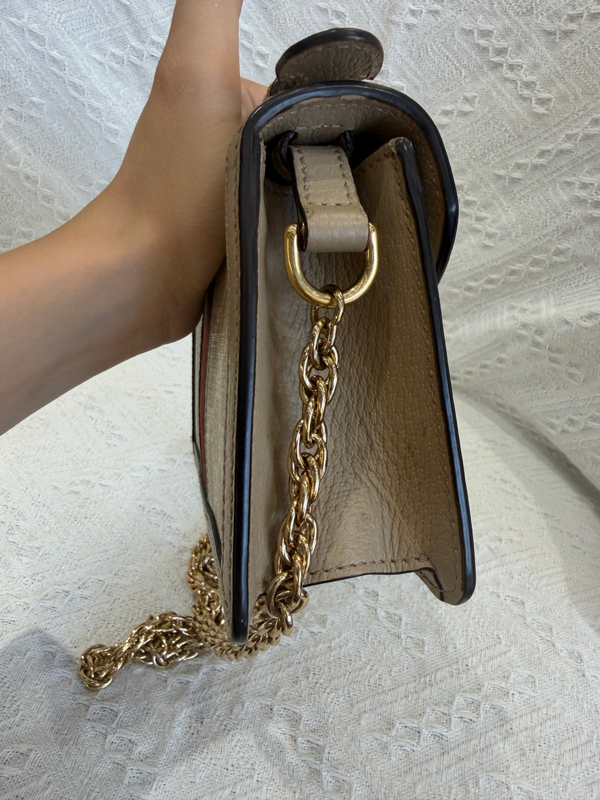 Gucci - Ophidia Mini - Cloth - Beige - (Mini)