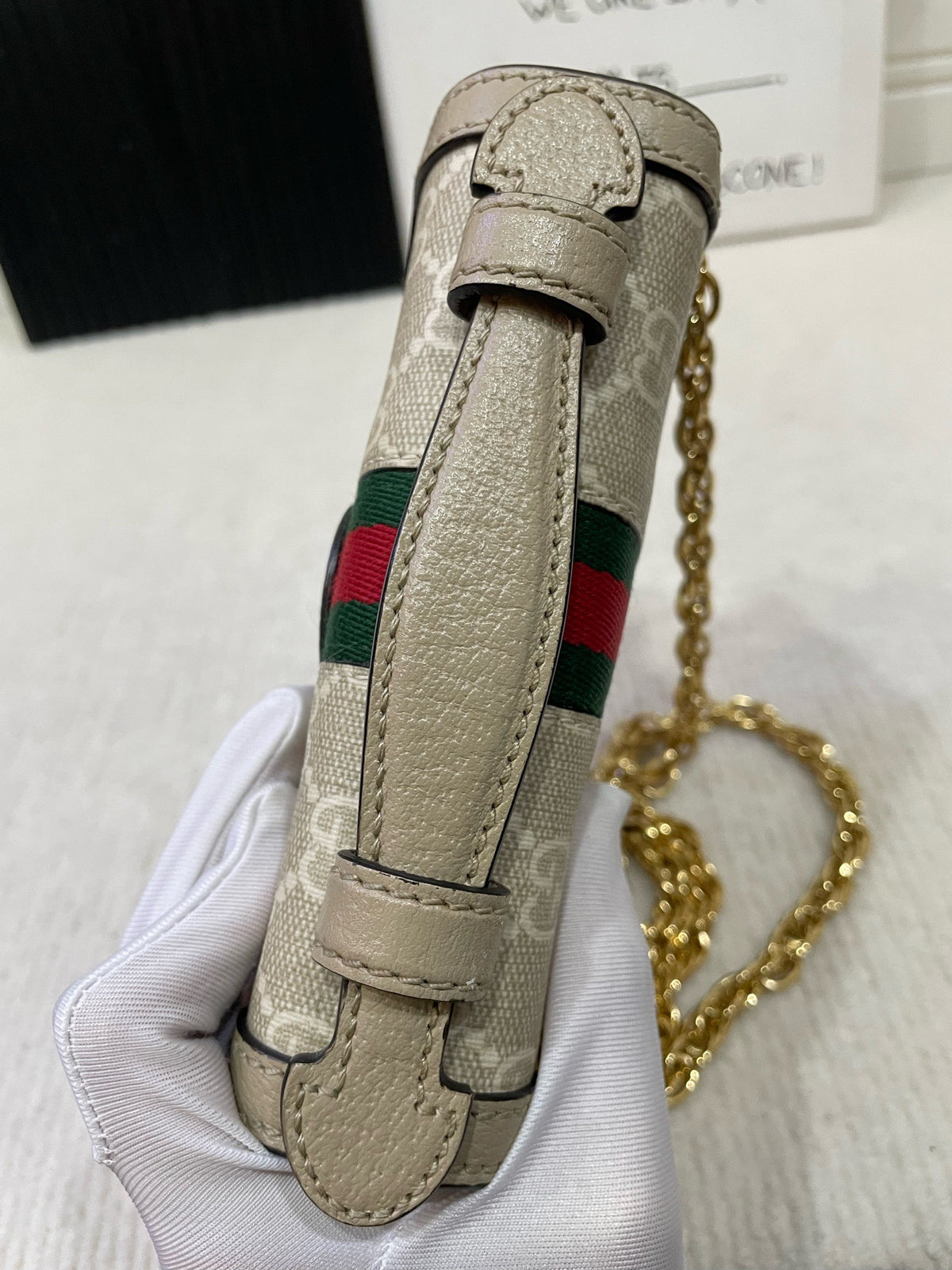 Gucci - Ophidia Mini - Cloth - Beige - (mini)