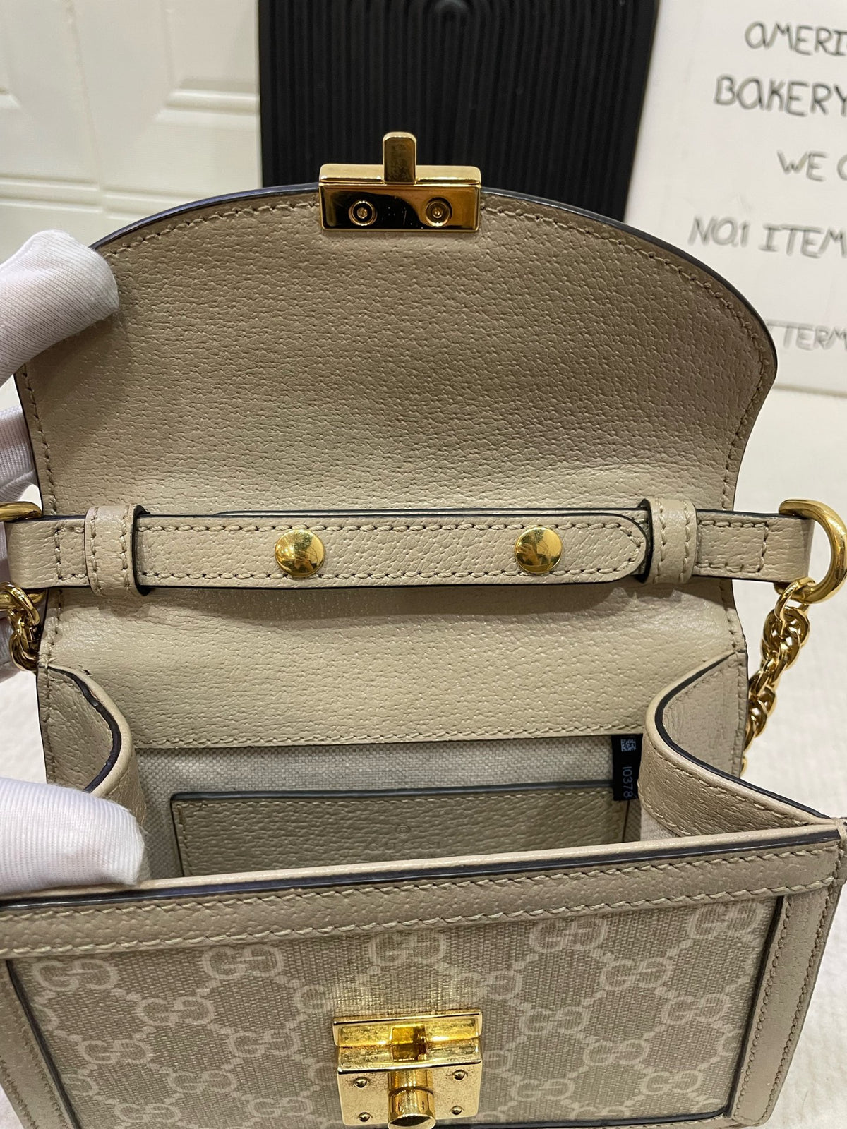 Gucci - Ophidia Mini - Cloth - Beige - (mini)