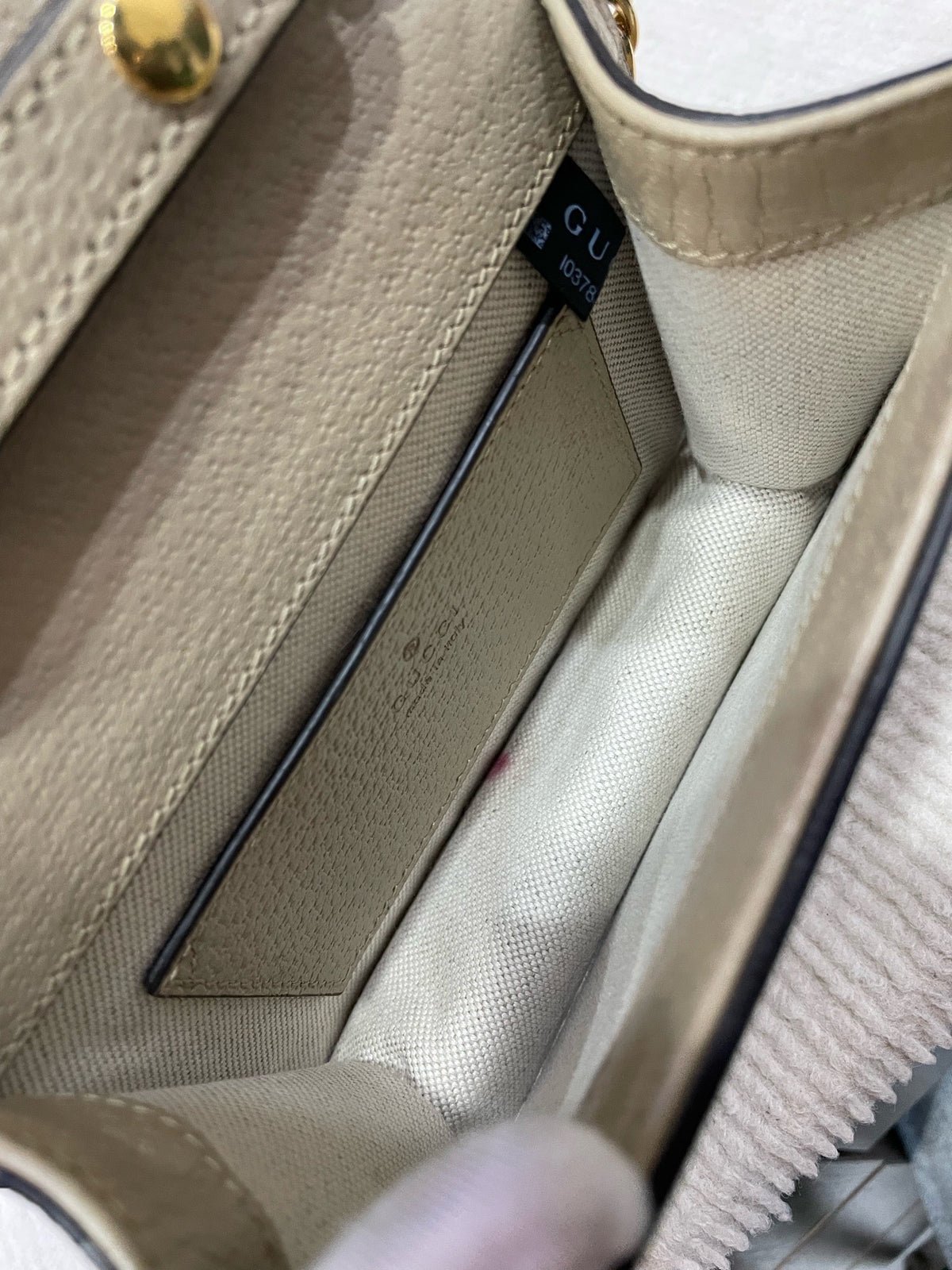 Gucci - Ophidia Mini - Cloth - Beige - (mini)