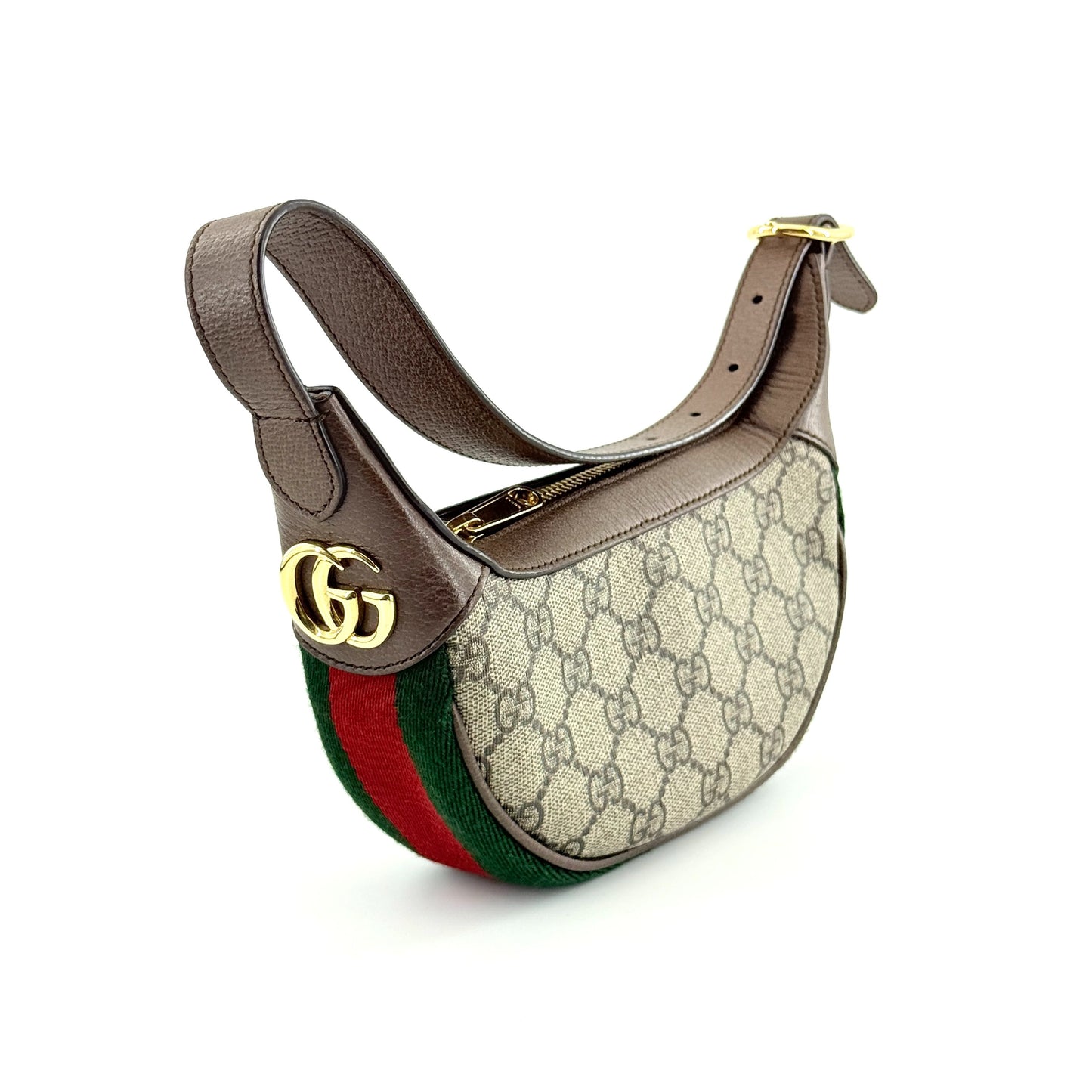 Gucci - Ophidia Mini GG Shoulder Bag - GG Supreme canvas with leather trim - Brown - (mini)