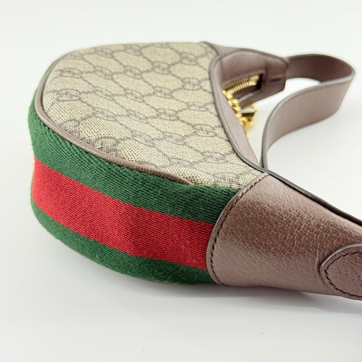Gucci - Ophidia Mini GG Shoulder Bag - GG Supreme canvas with leather trim - Brown - (mini)