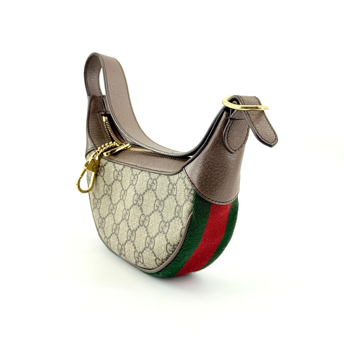 Gucci - Ophidia Mini GG Shoulder Bag - GG Supreme canvas with leather trim - Brown - (mini)
