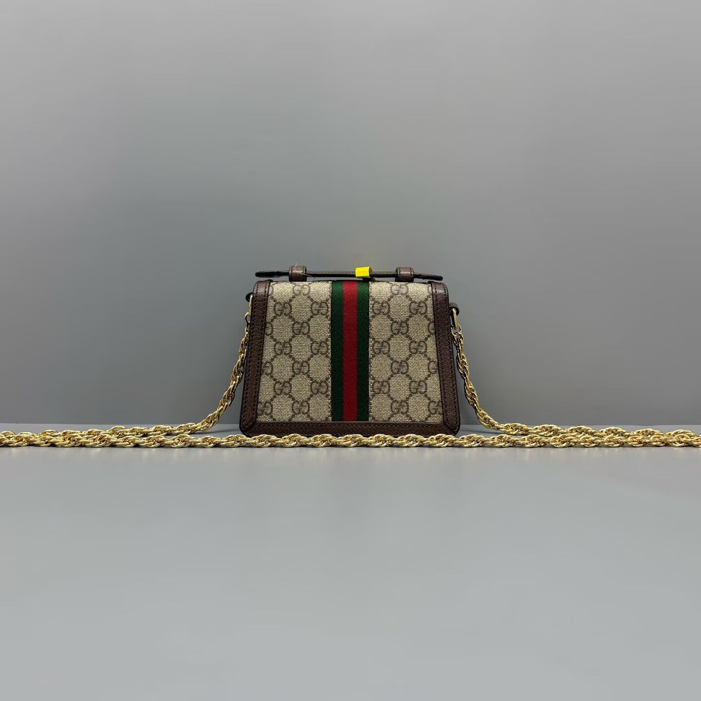 Gucci - Ophidia Mini Messenger Bag - GG Supreme coated canvas with leather trim - Brown - (mini)