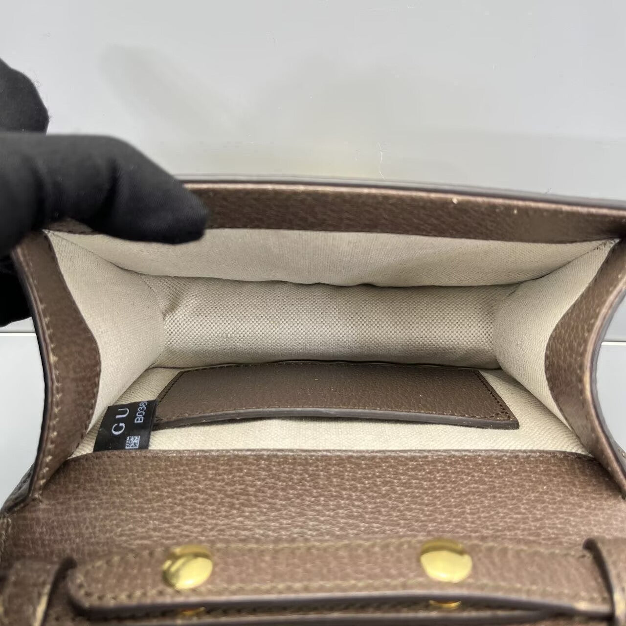 Gucci - Ophidia Mini Messenger Bag - GG Supreme coated canvas with leather trim - Brown - (mini)