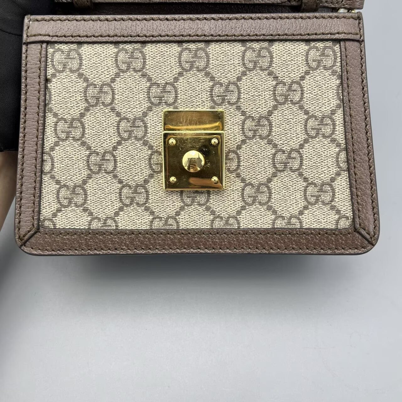 Gucci - Ophidia Mini Messenger Bag - GG Supreme coated canvas with leather trim - Brown - (mini)