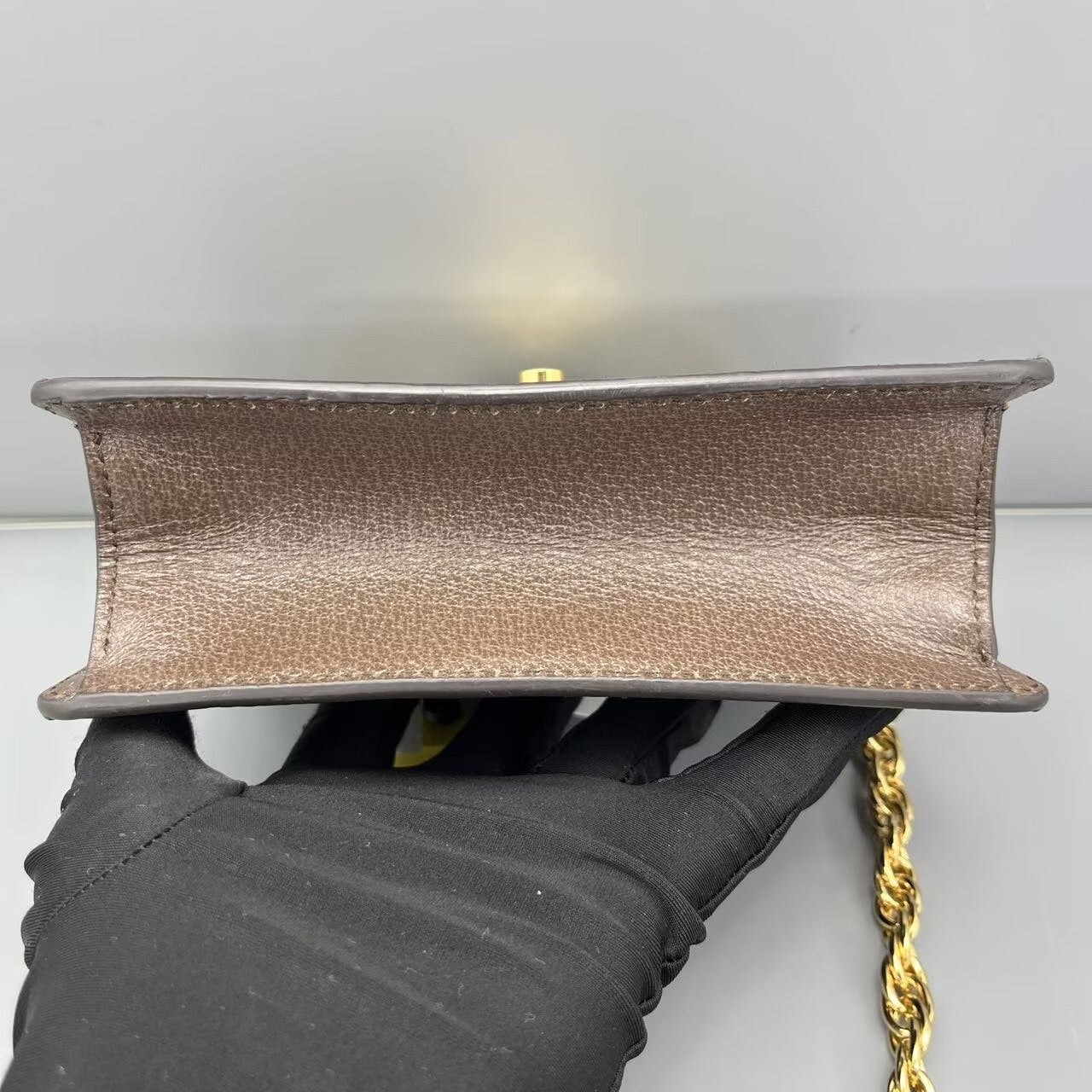 Gucci - Ophidia Mini Messenger Bag - GG Supreme coated canvas with leather trim - Brown - (mini)
