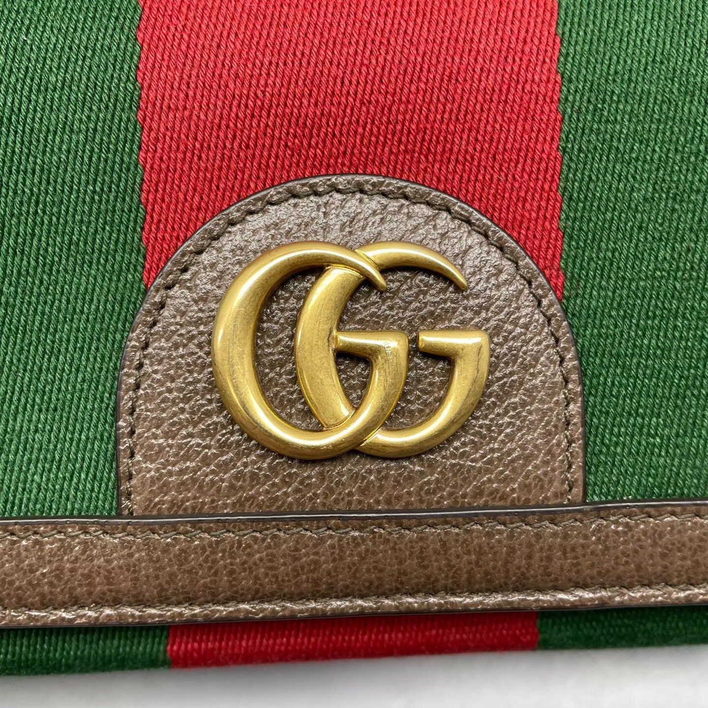 Gucci - Ophidia Mini Shoulder Bag - Canvas and leather - Green, Red, and Brown - (mini)