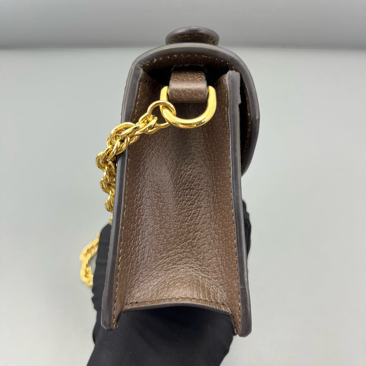 Gucci - Ophidia Mini Top Handle Bag - Synthetic - Brown - (mini)