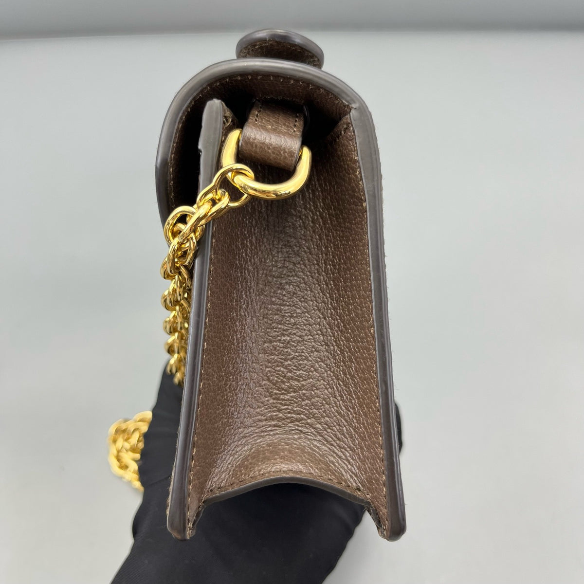Gucci - Ophidia Mini Top Handle Bag - Synthetic - Brown - (mini)