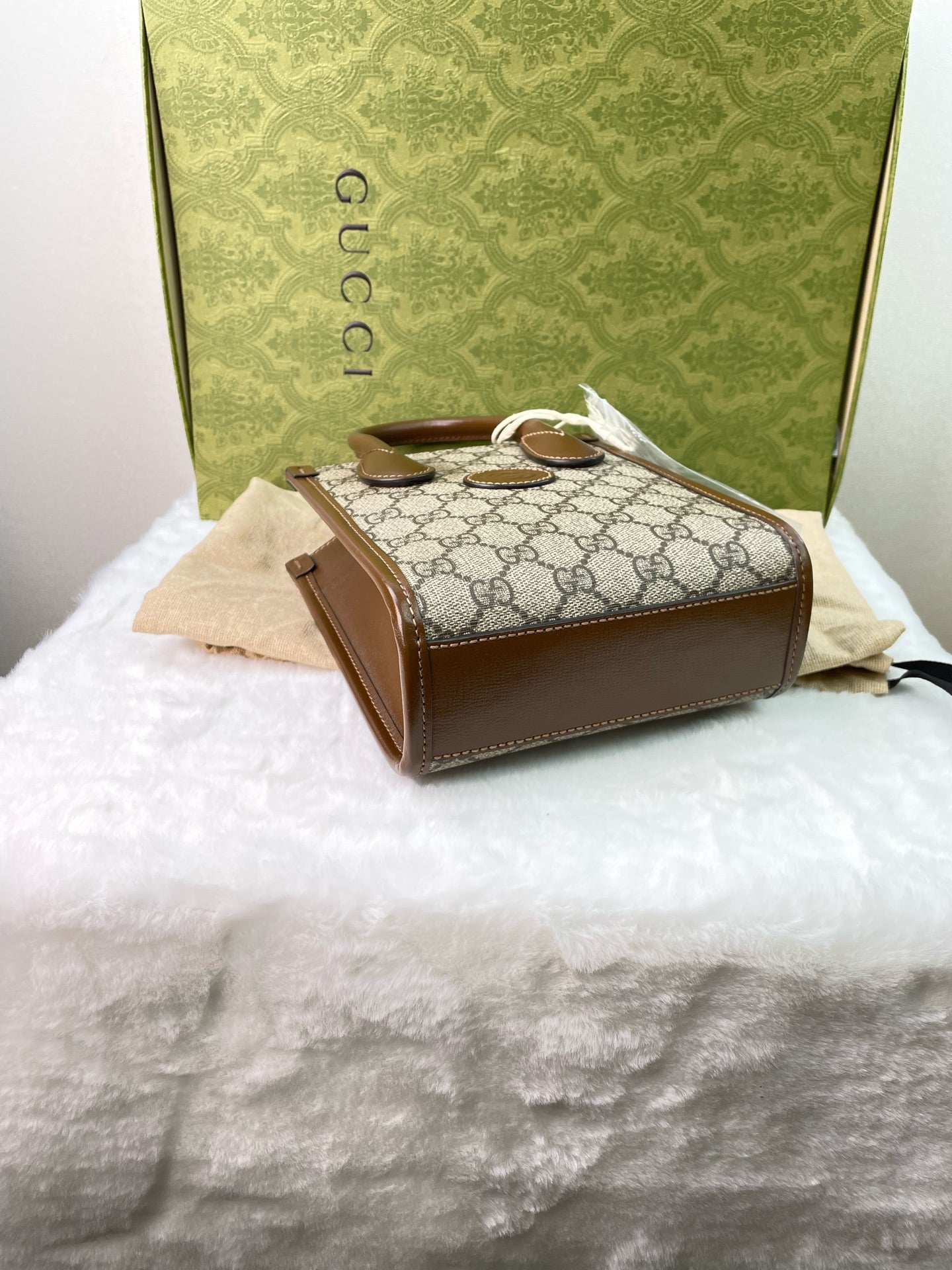 Gucci - Ophidia Mini Tote - Cloth - Beige - (mini)