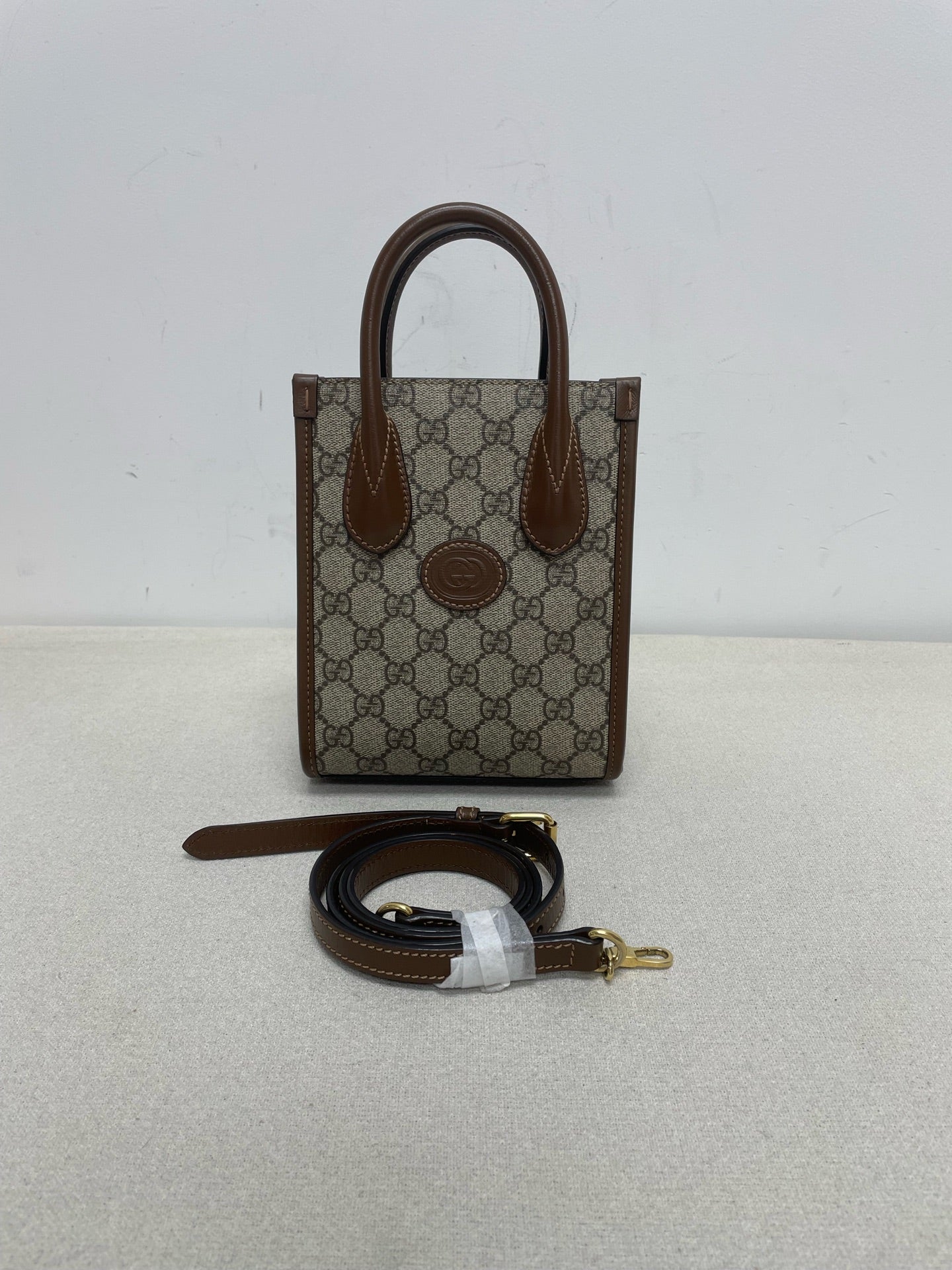 Gucci - Ophidia Mini Tote - Cloth - Brown - (mini)