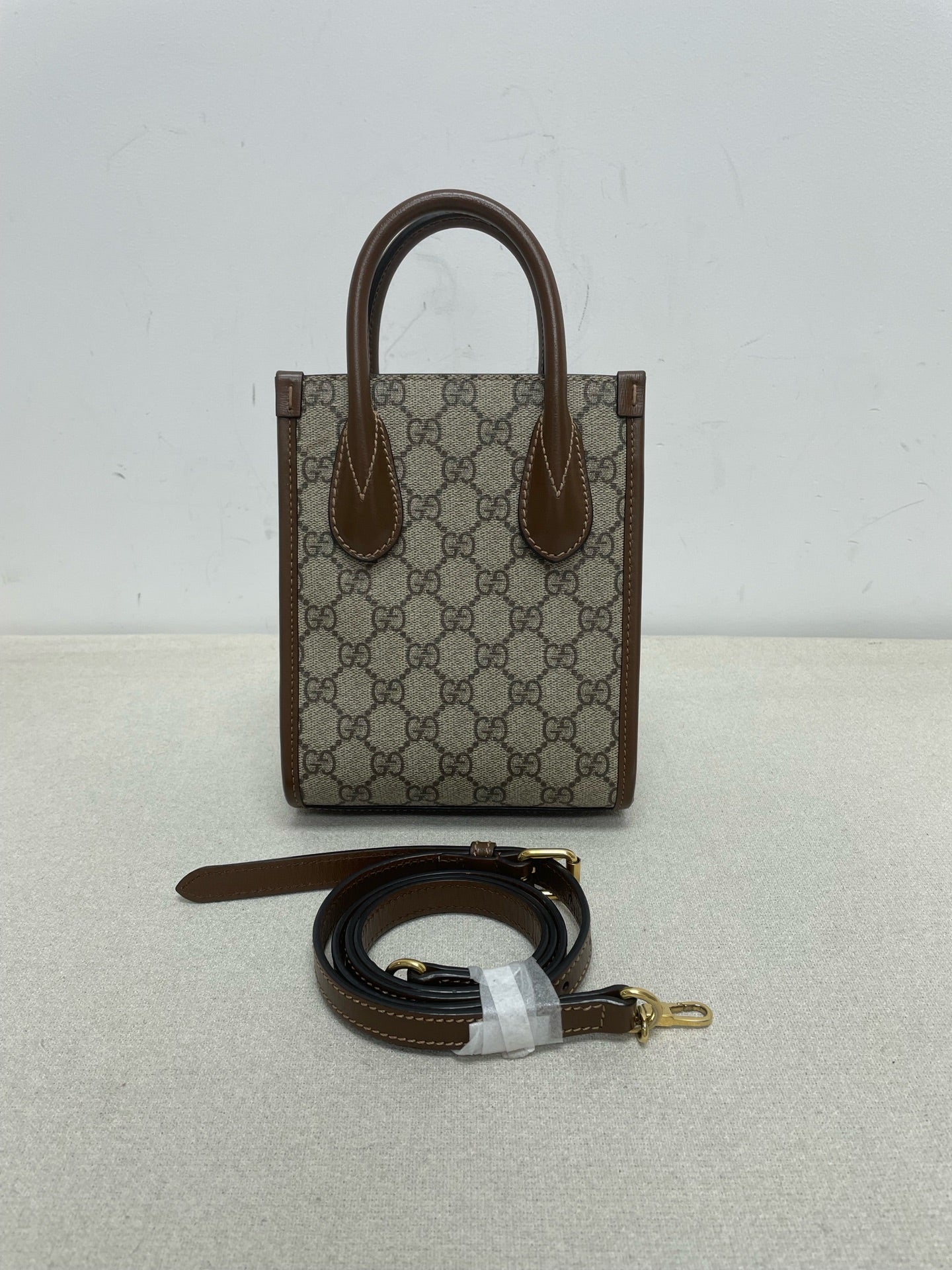Gucci - Ophidia Mini Tote - Cloth - Brown - (mini)