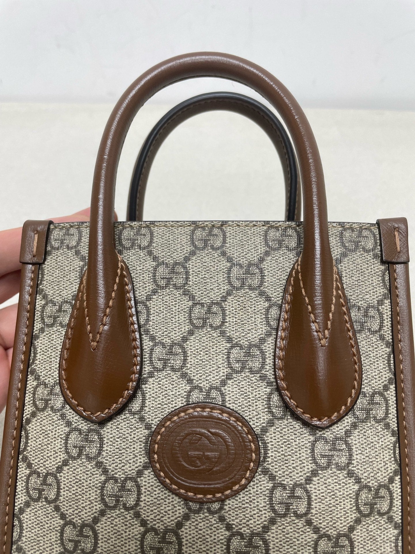 Gucci - Ophidia Mini Tote - Cloth - Brown - (mini)