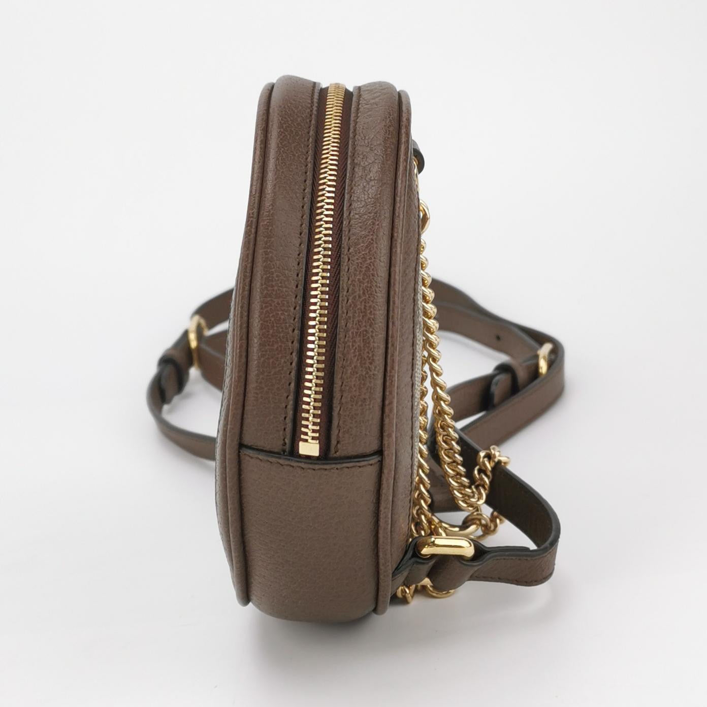Gucci - Ophidia Round bag - Leather - Multicolour - (mini)