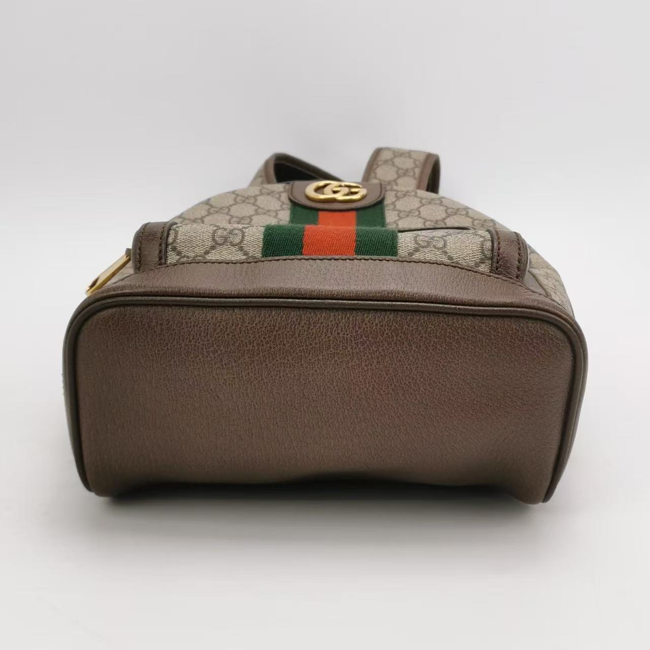 Gucci - Ophidia Small Backpack - GG Supreme canvas and leather - Beige, Brown, Red, Green - (Small)