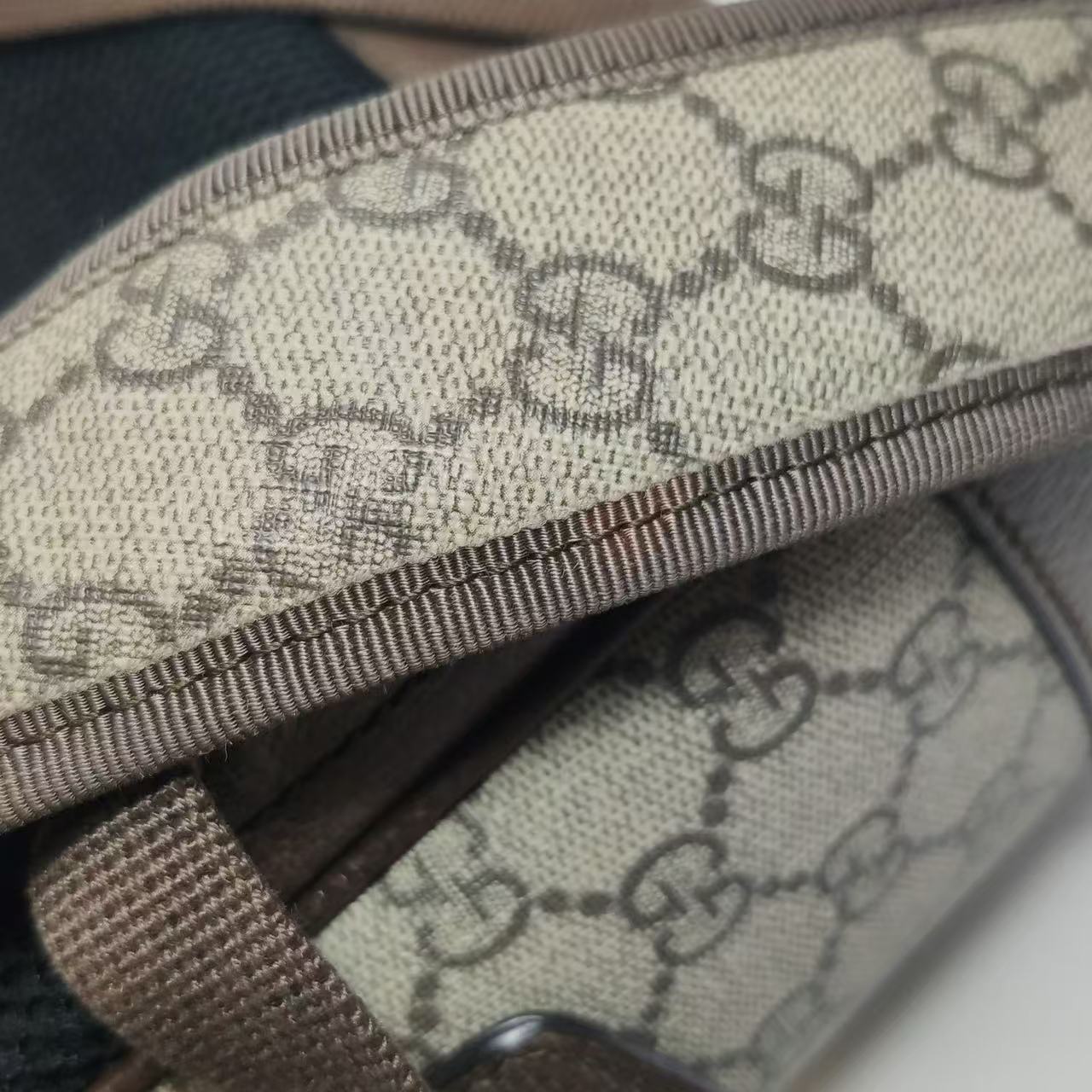 Gucci - Ophidia Small Backpack - GG Supreme canvas and leather - Beige, Brown, Red, Green - (Small)