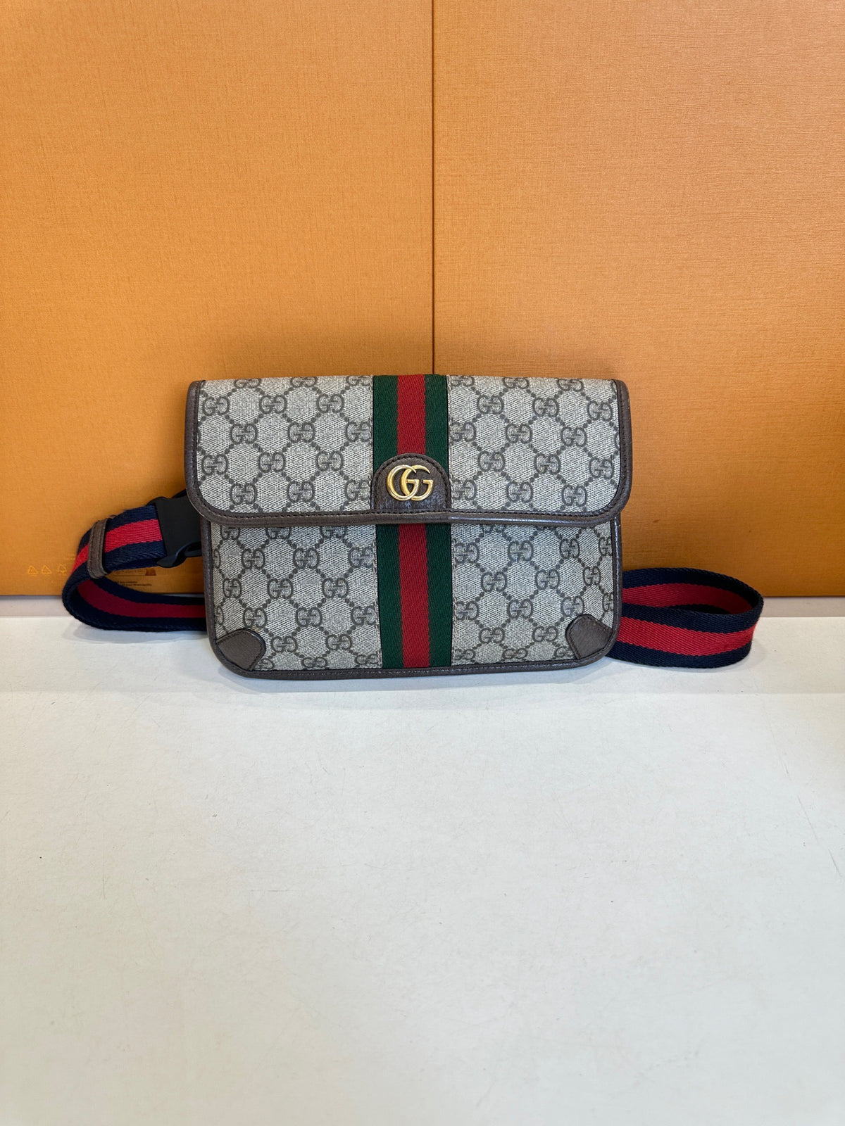 Gucci - Ophidia Small - Cloth - Beige - (small)