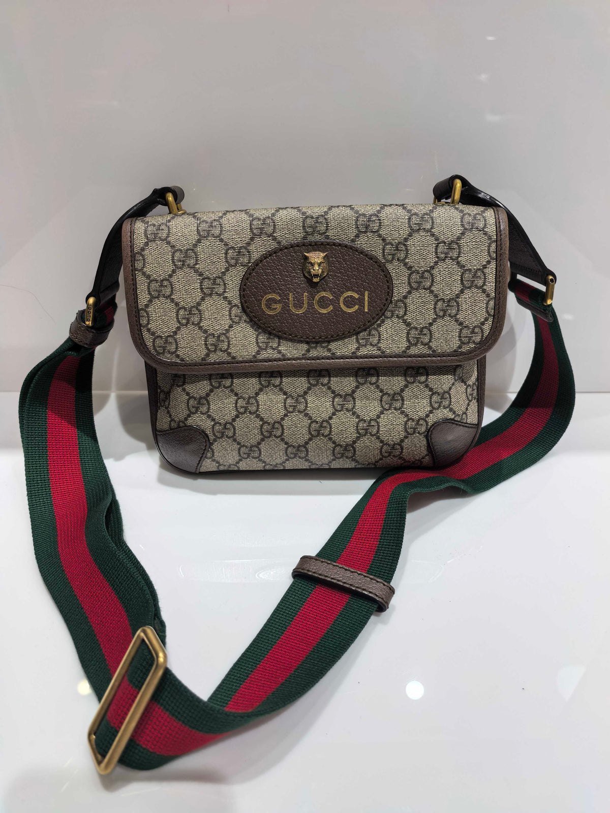 Gucci - Ophidia Small - Cloth - Beige - (small)