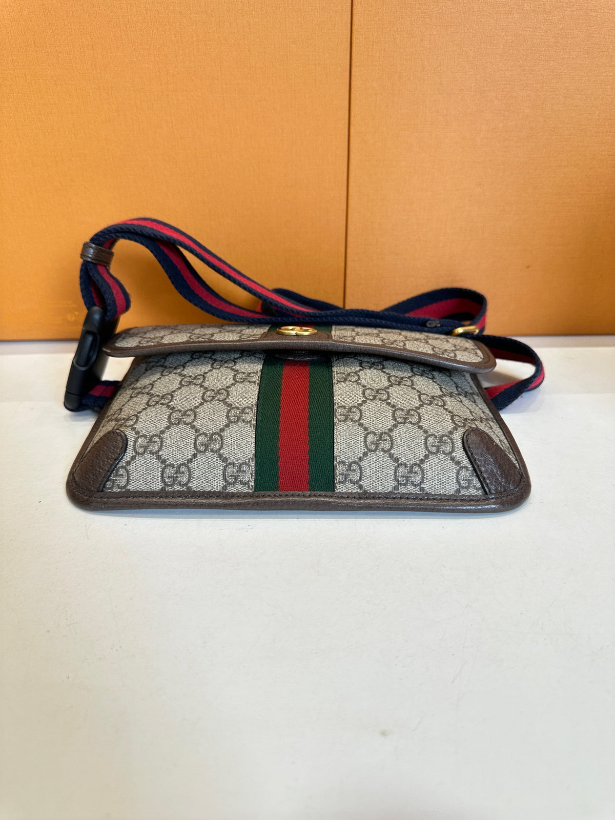 Gucci - Ophidia Small - Cloth - Beige - (small)