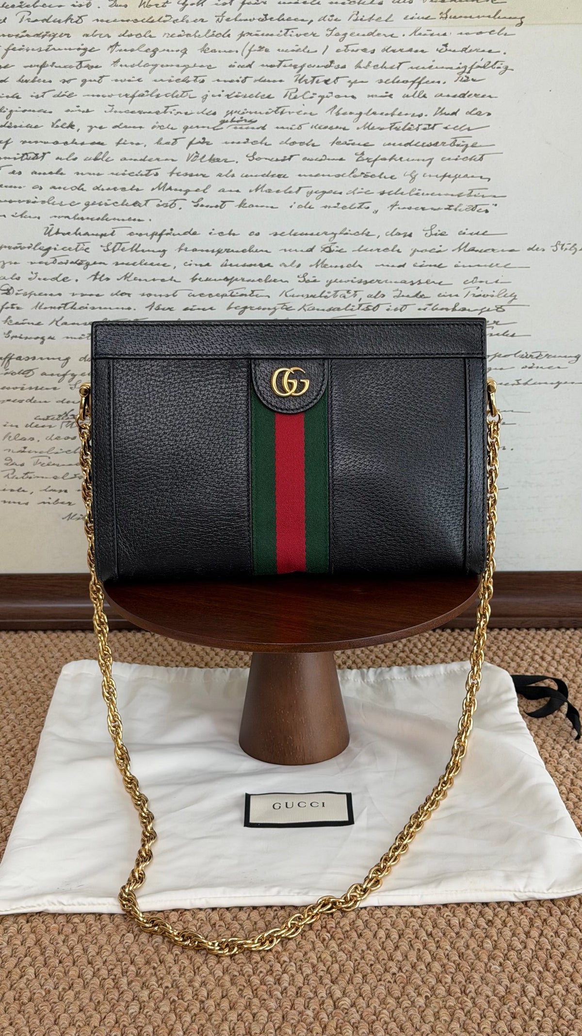 Gucci - Ophidia Small - Leather - Black - (small)
