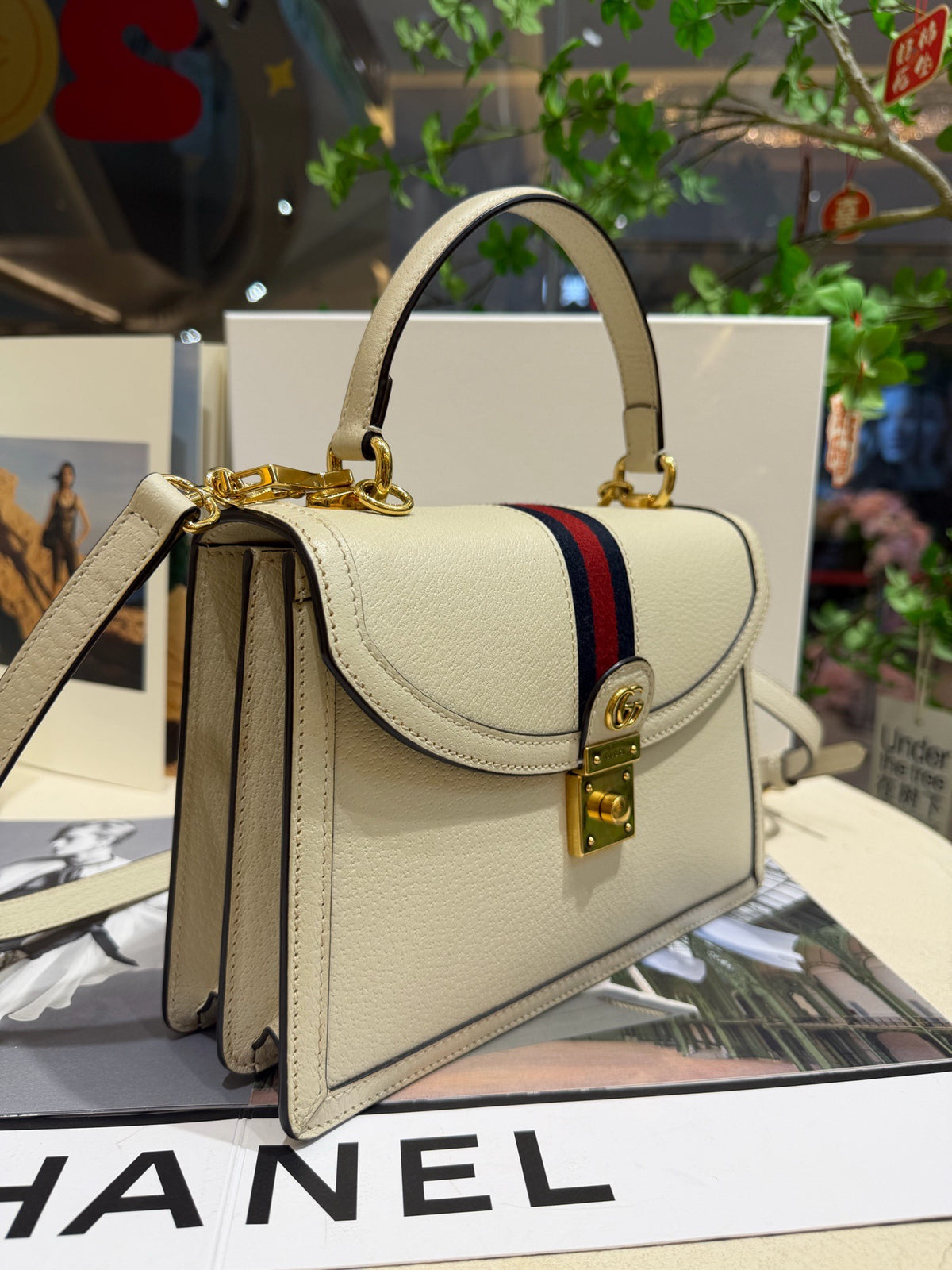 Gucci - Ophidia Small - Leather - White - (small)