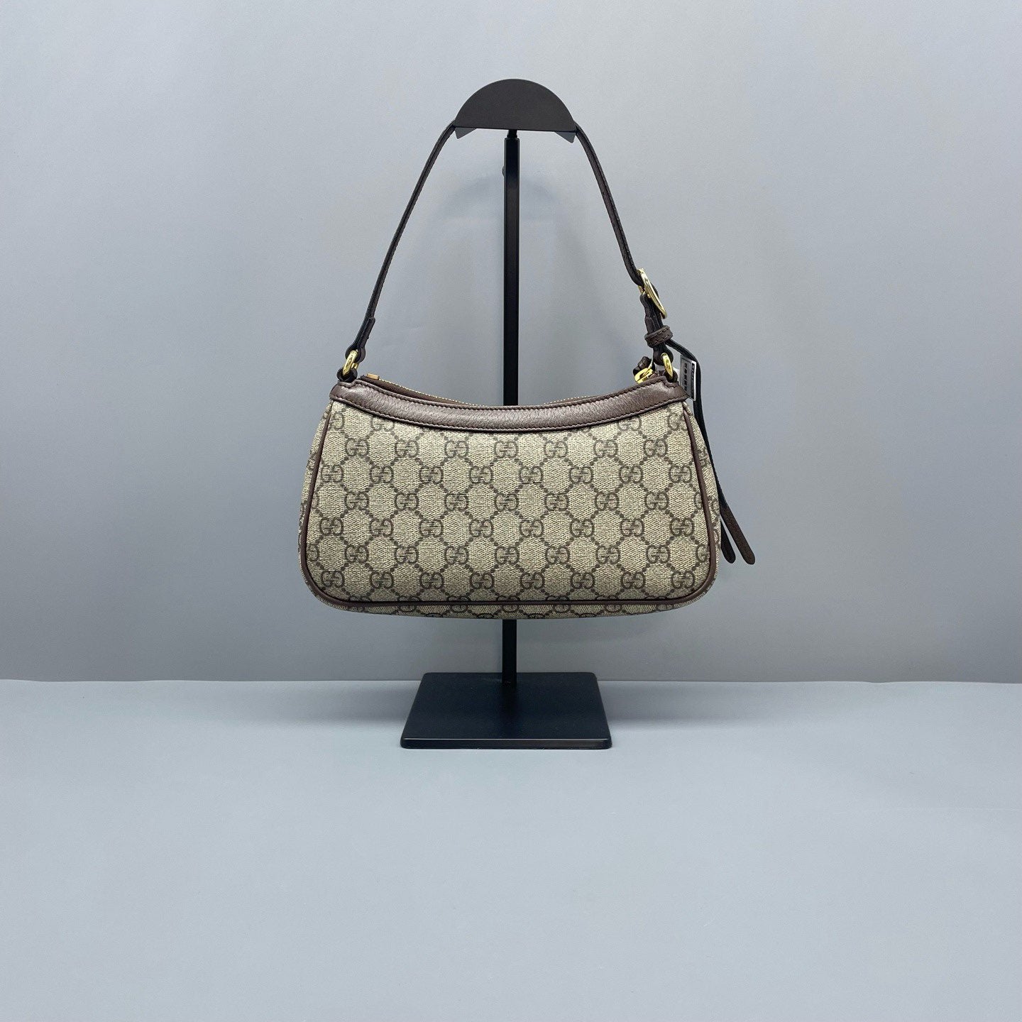 Gucci - Ophidia Small Shoulder Bag - GG Supreme canvas with leather trim - Beige and Brown - (Small)