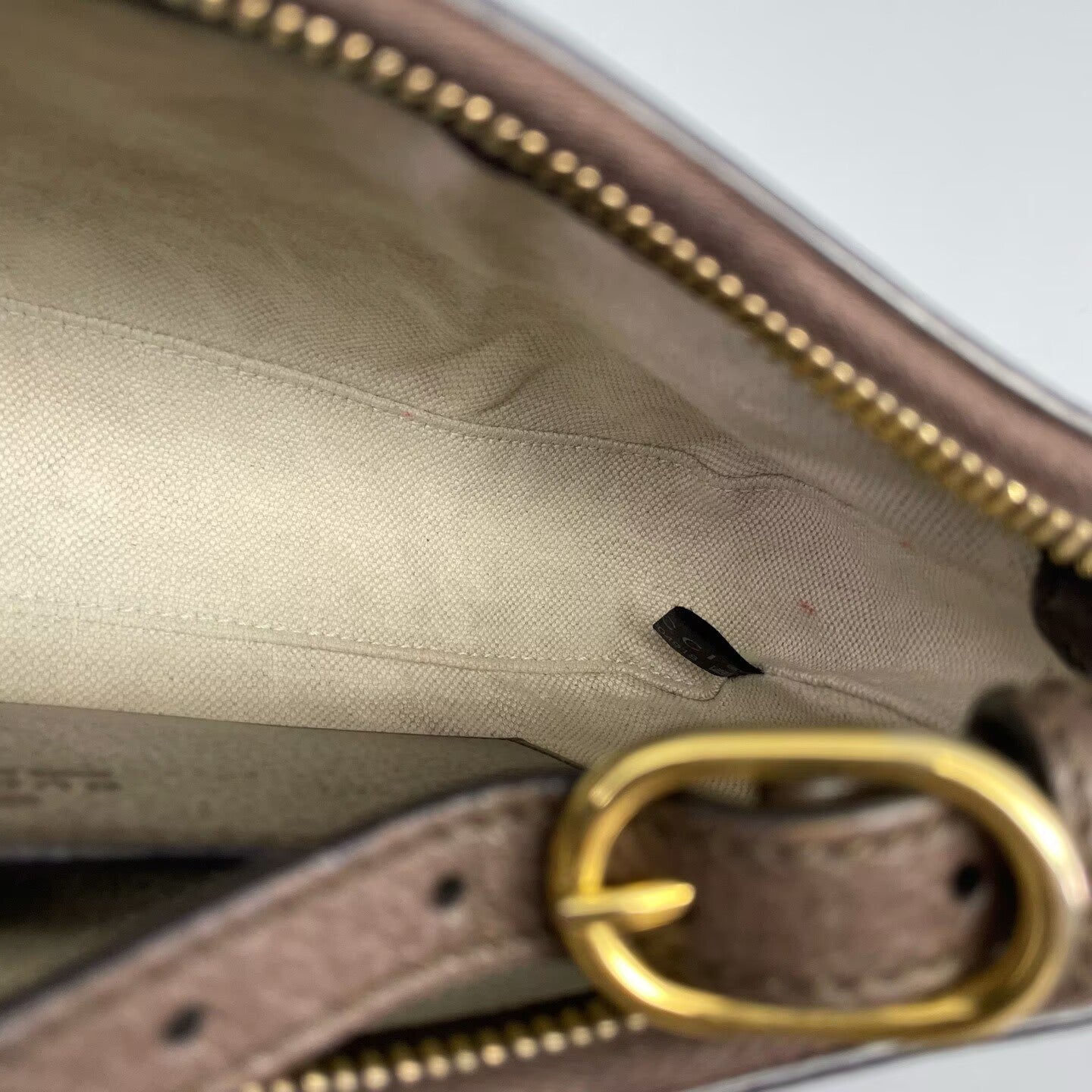 Gucci - Ophidia Small Shoulder Bag - GG Supreme canvas with leather trim - Beige and Brown - (Small)
