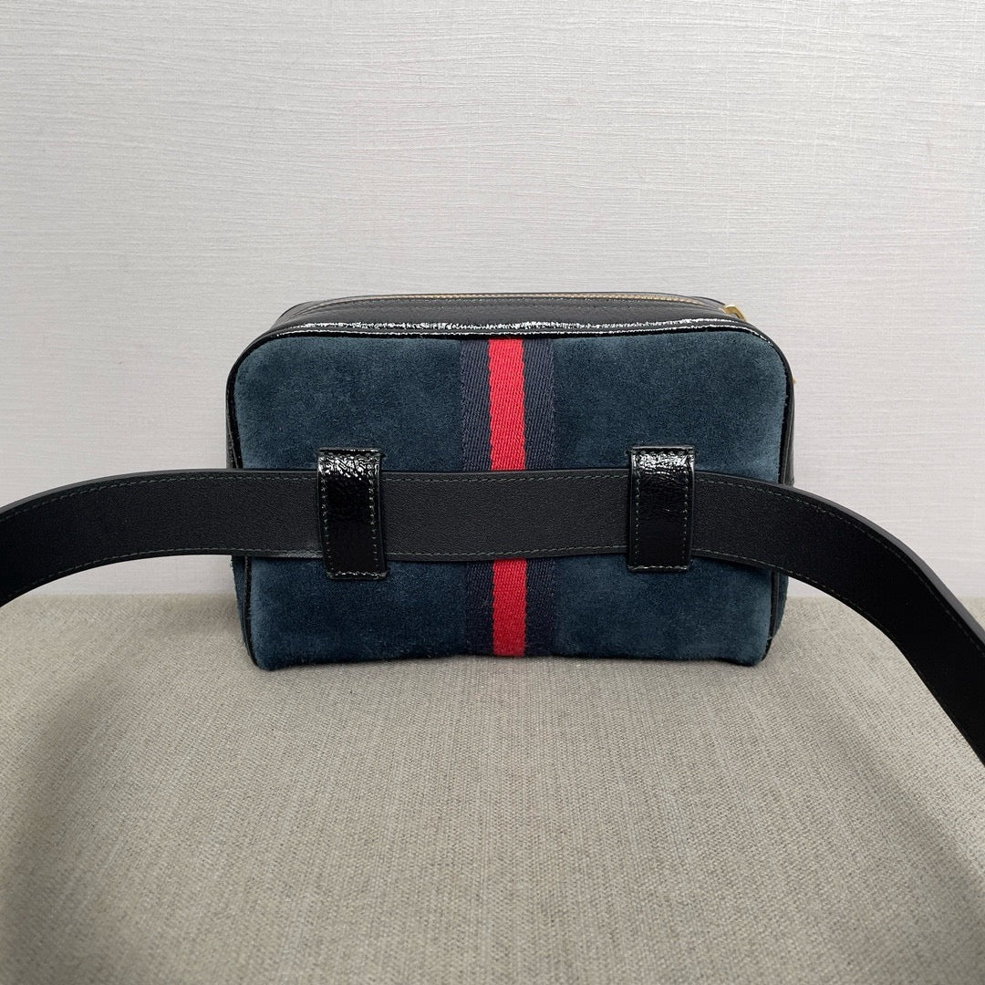 Gucci - Ophidia - Suede - Blue - (mini)